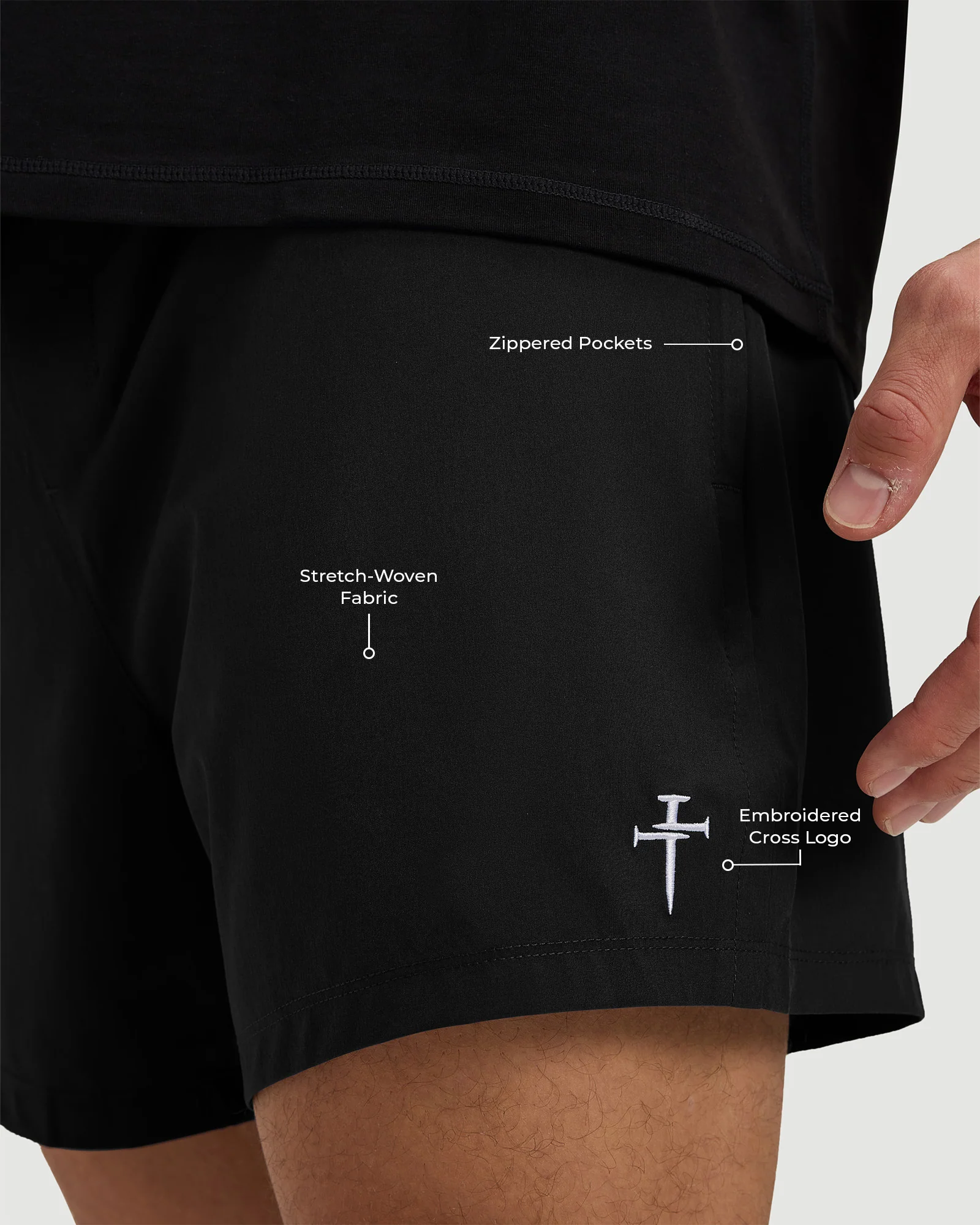 Coastal Linerless 5" Short - Black - Image 2