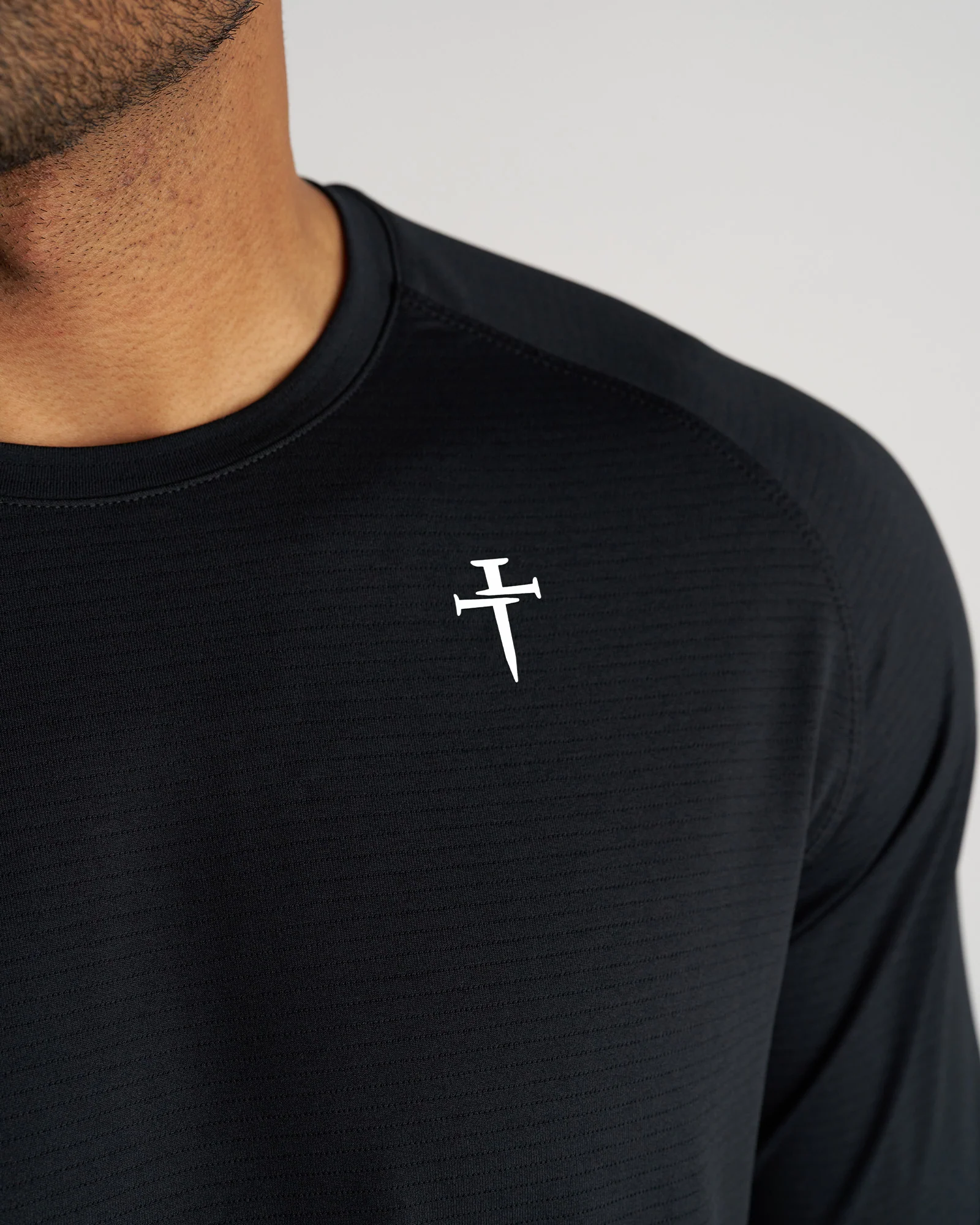Aion-Lite™ Long Sleeve "Cross" - Black - Image 3