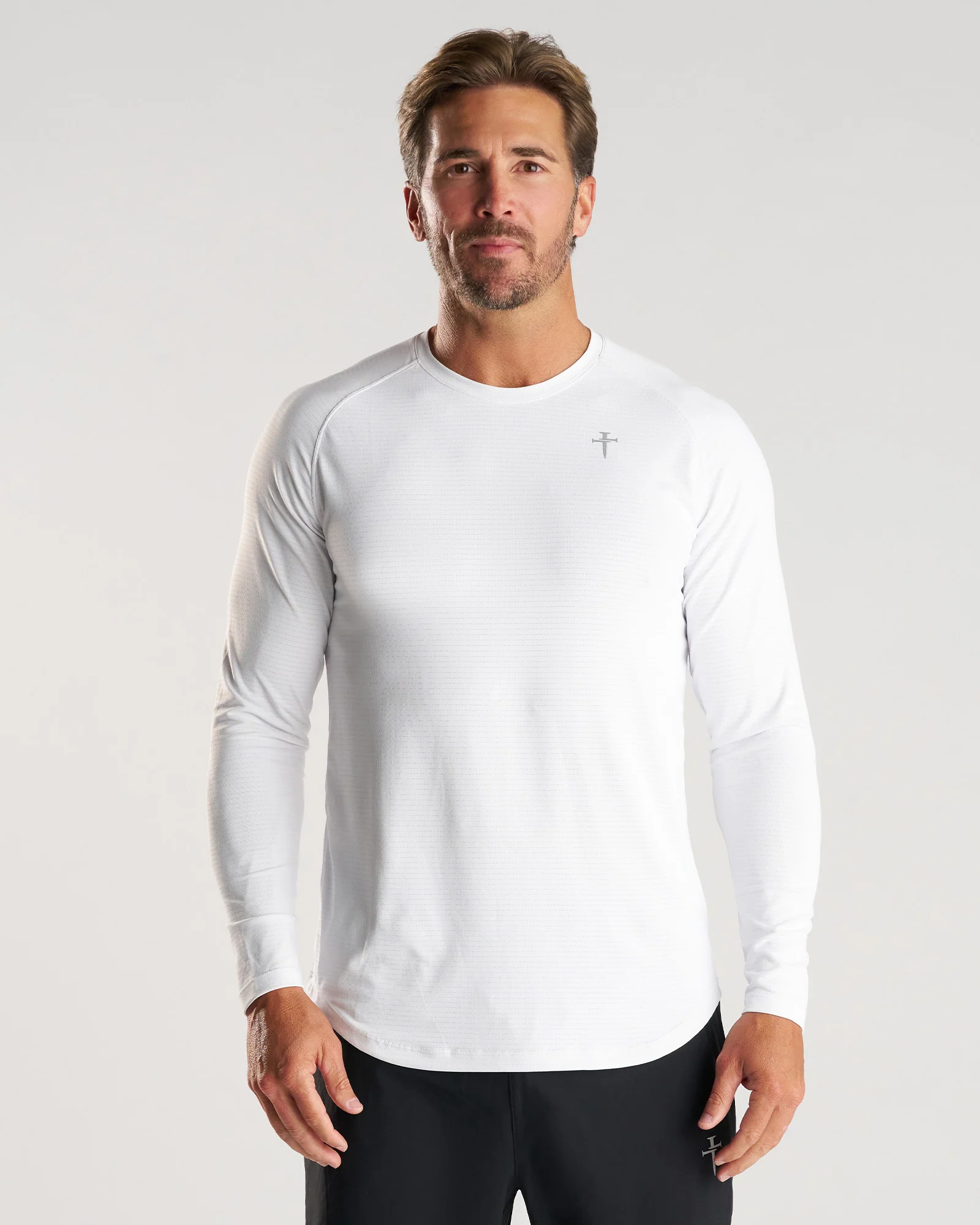 Aion-Lite™ Long Sleeve "Cross" - White