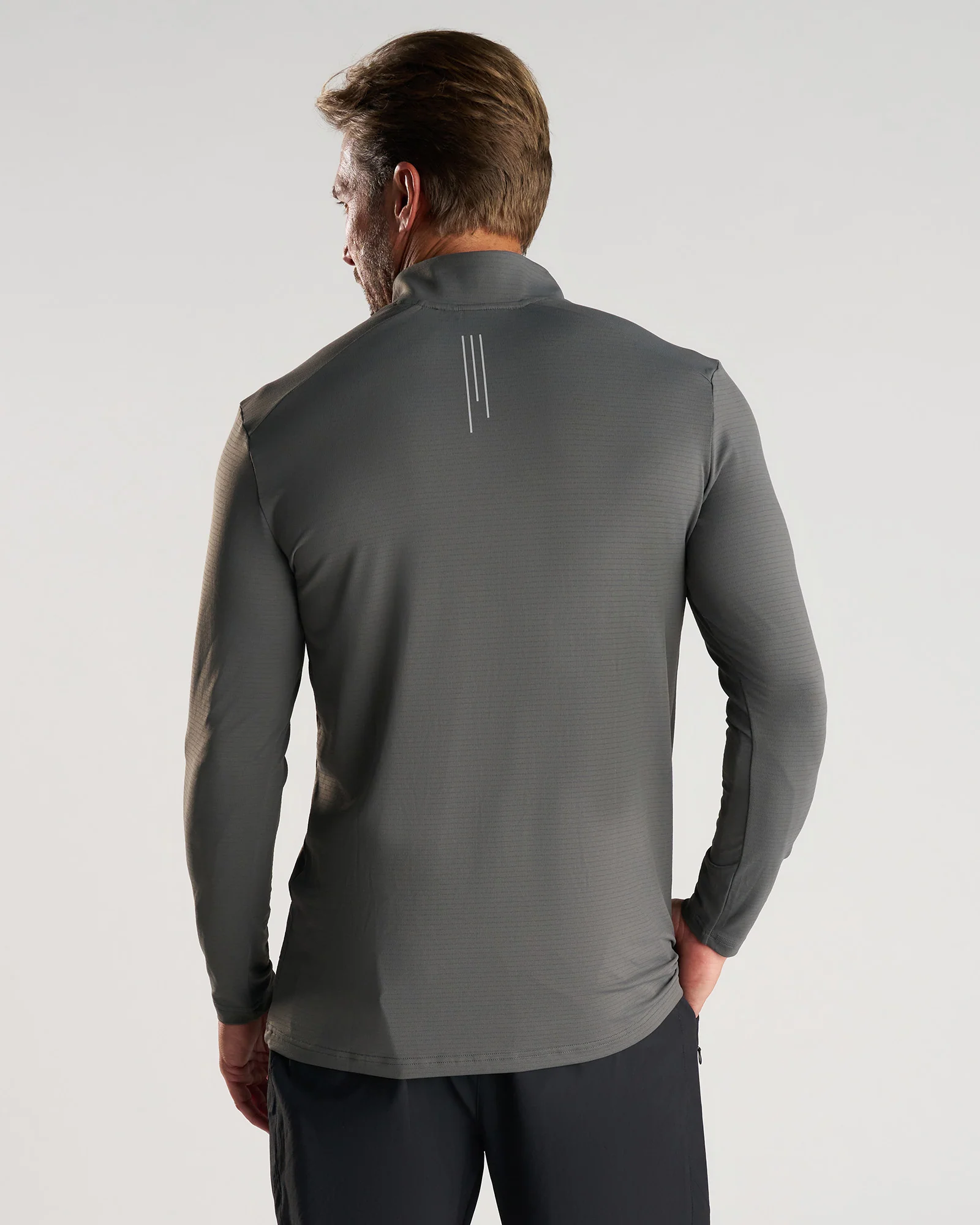 Aion-Lite™ Quarter Zip - Space Grey - Image 3