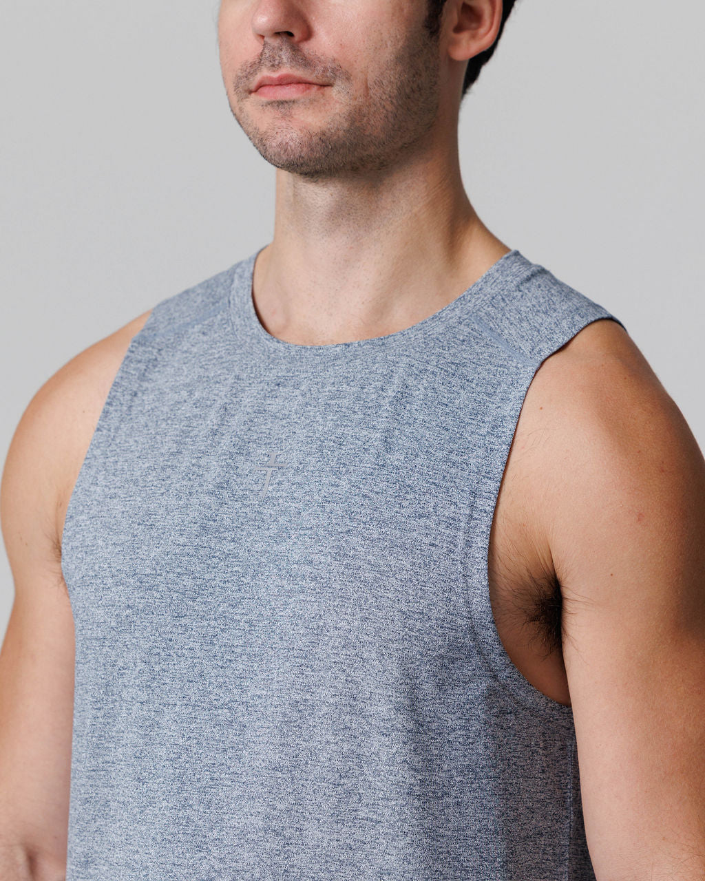 Aion-Lite™ Tank - Midnight Navy Marl - Image 3