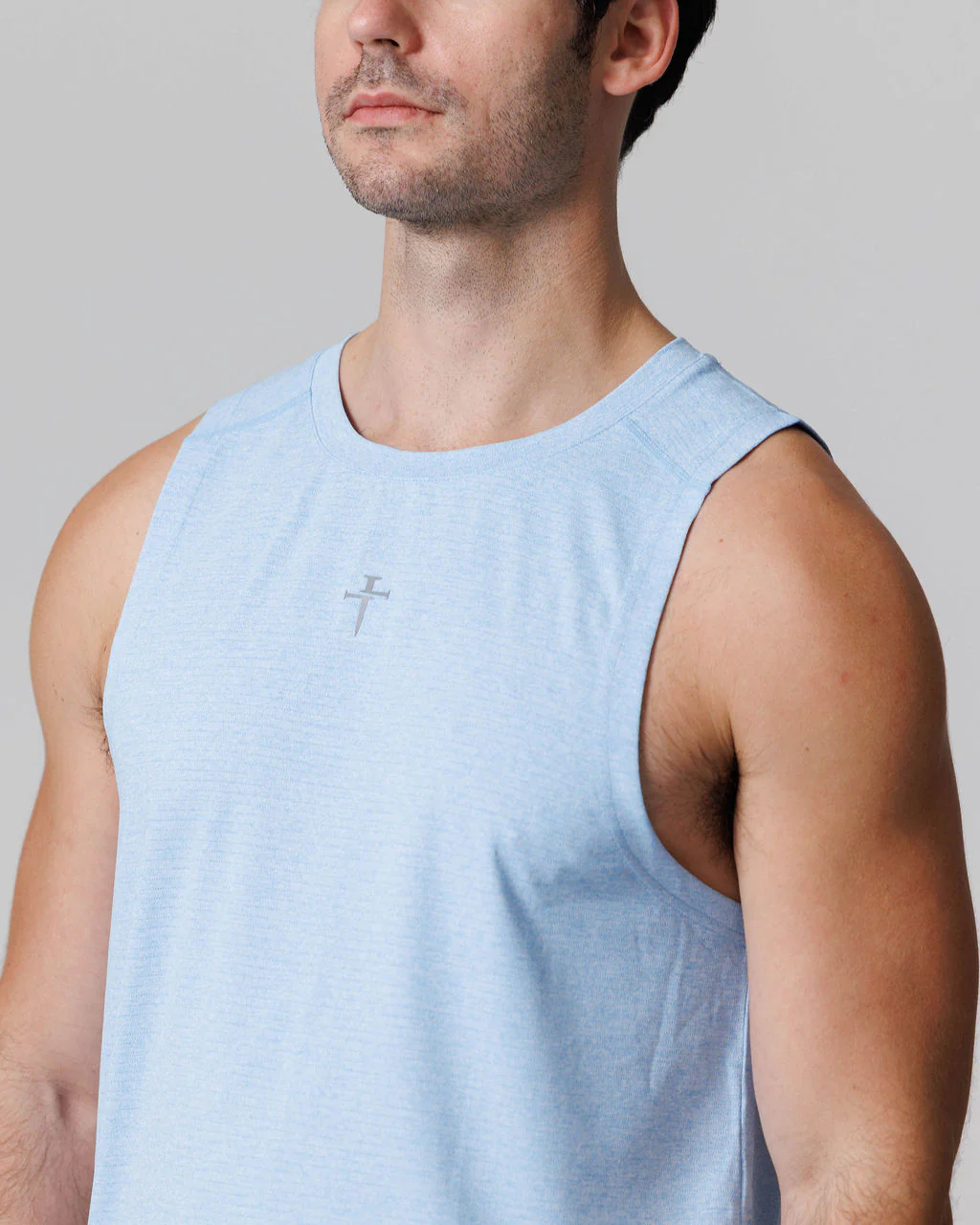 Aion-Lite™ Tank - Sky Blue Marl - Image 3