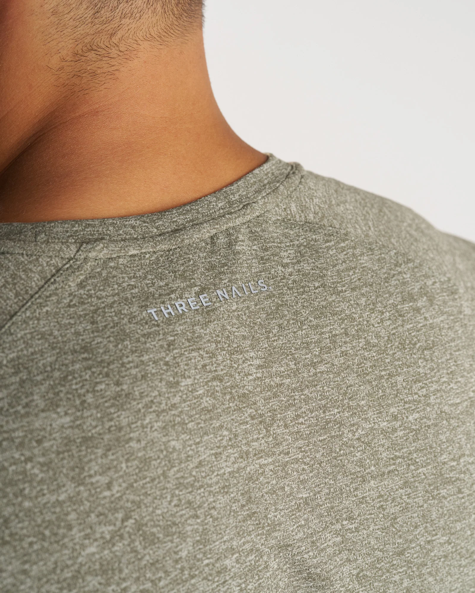 Aion-Lite™ Tee "Cross" - Sage Marl - Image 4