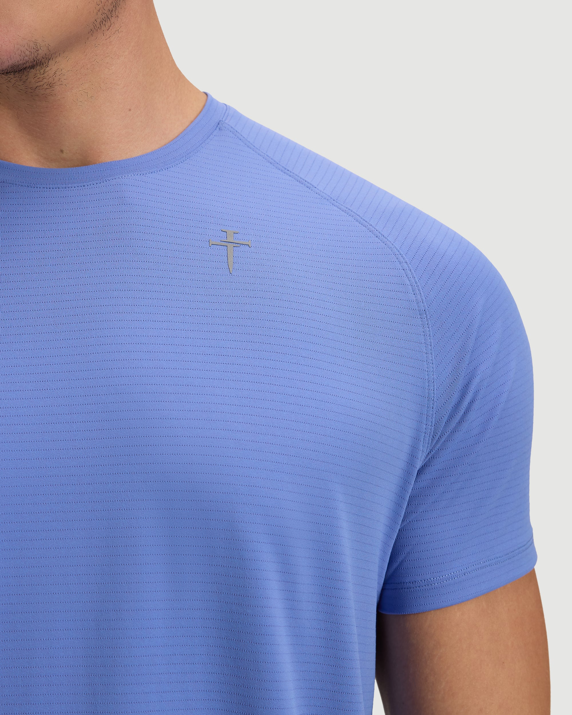 Aion-Lite™ Tee "Cross" - Serene Blue - Image 3