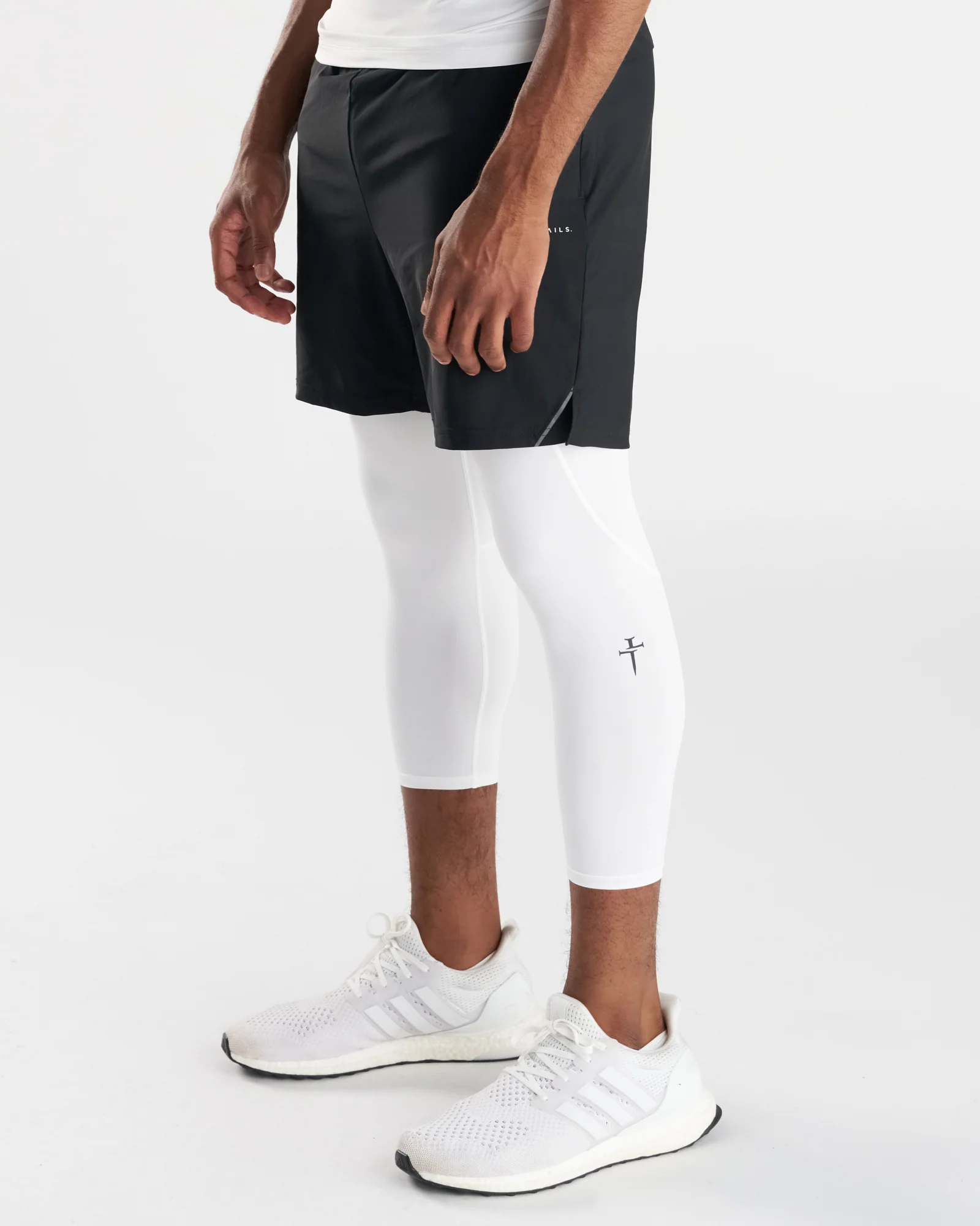 Baselayer 3/4 Length Legging - White - Image 3