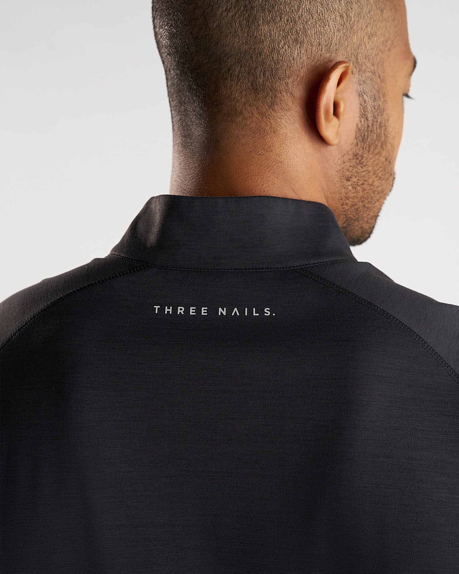 Core Quarter Zip - Black Marl - Image 4