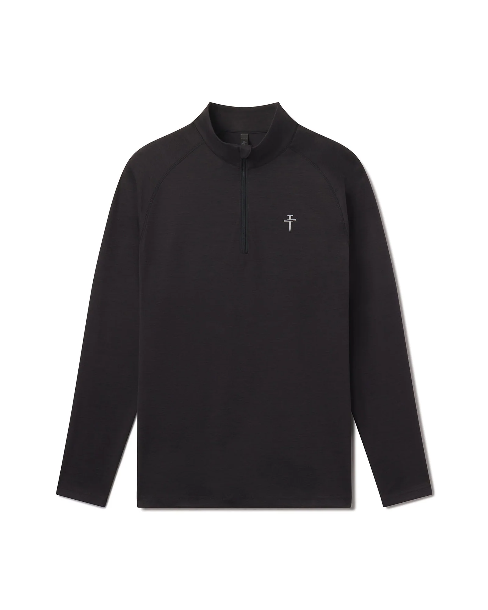 Core Quarter Zip - Black Marl - Image 5