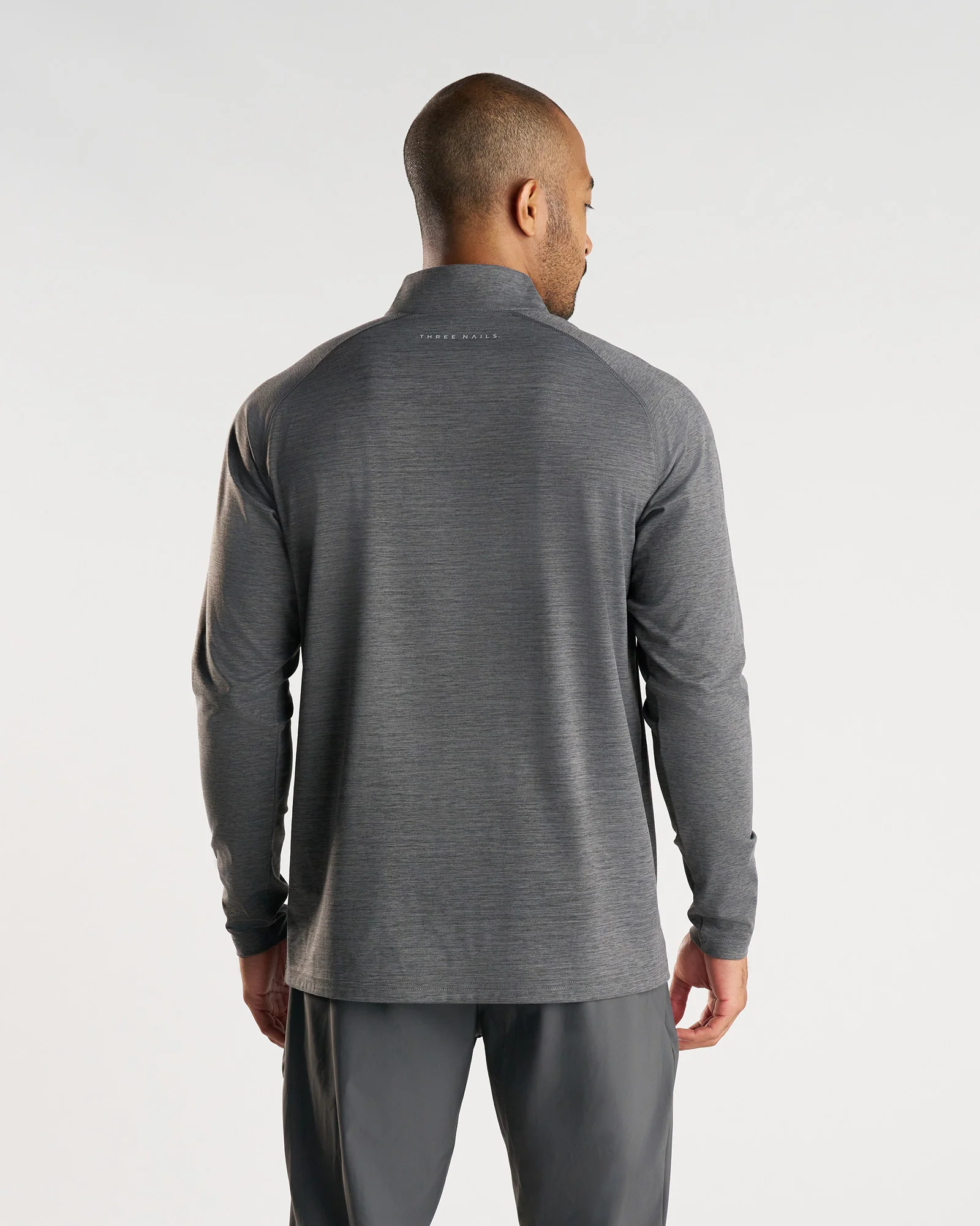 Core Quarter Zip - Space Grey Marl - Image 2
