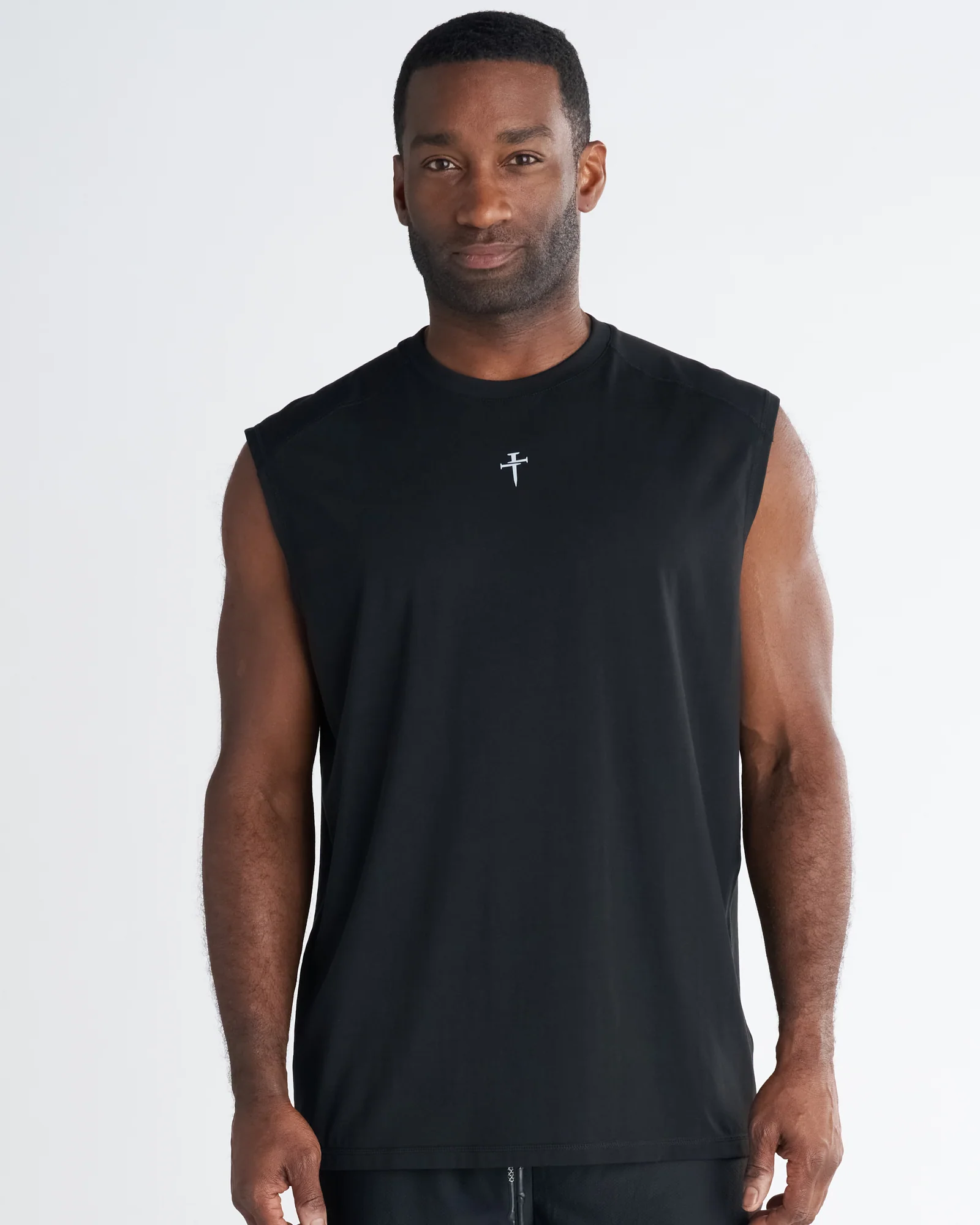 Core Raglan Cutoff - Black