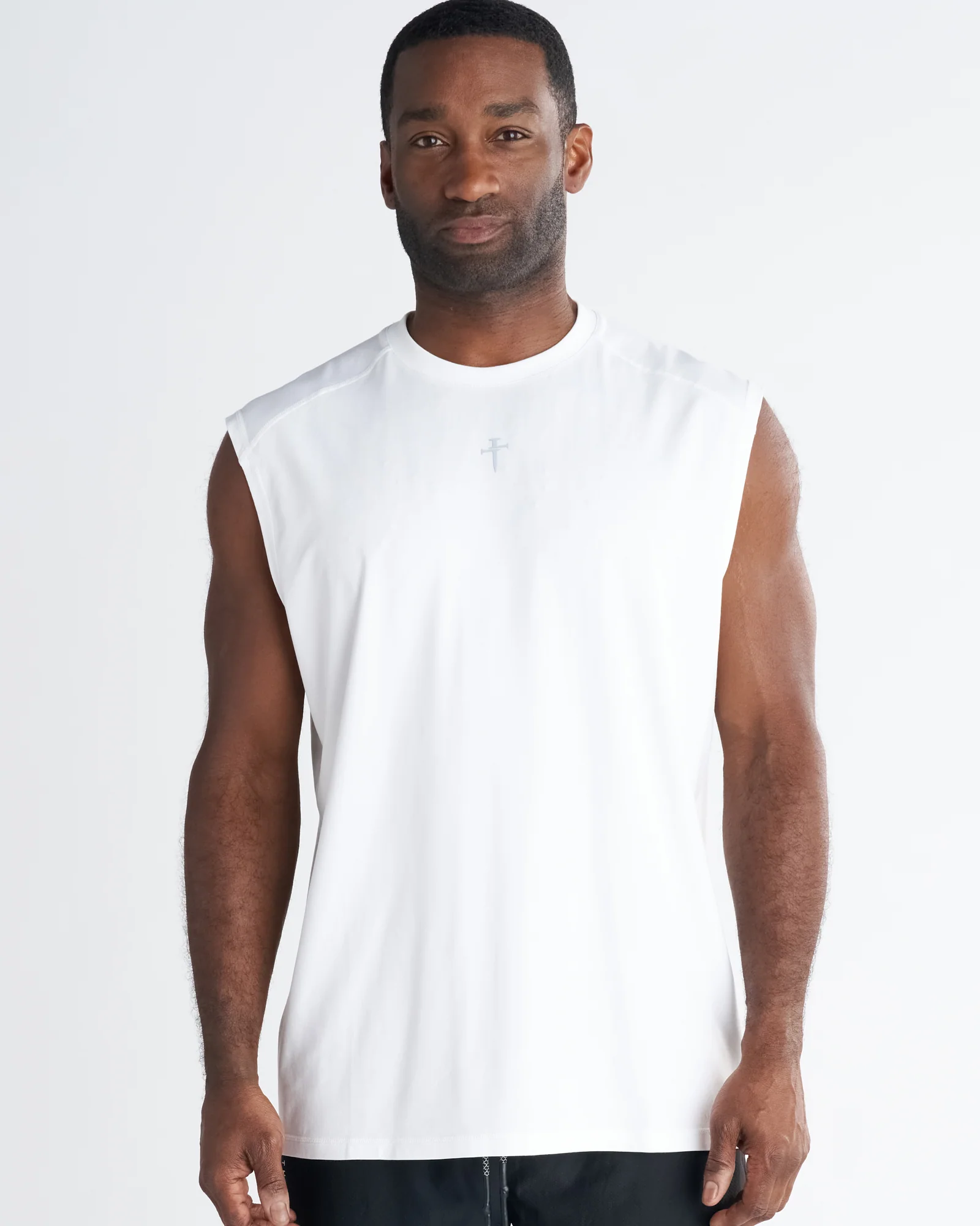 Core Raglan Cutoff - White