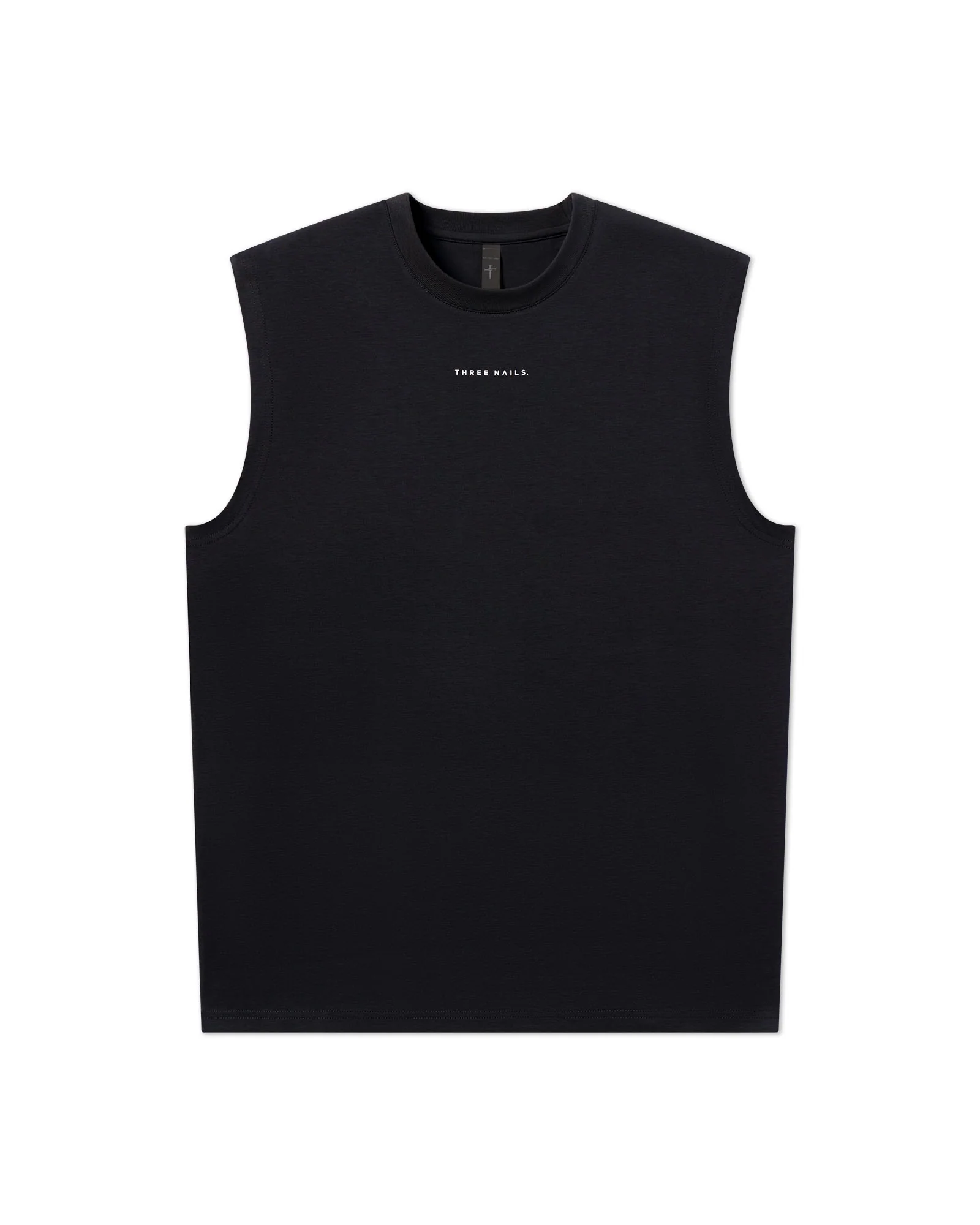 Core Oversized Muscle Tank - Black - Image 6