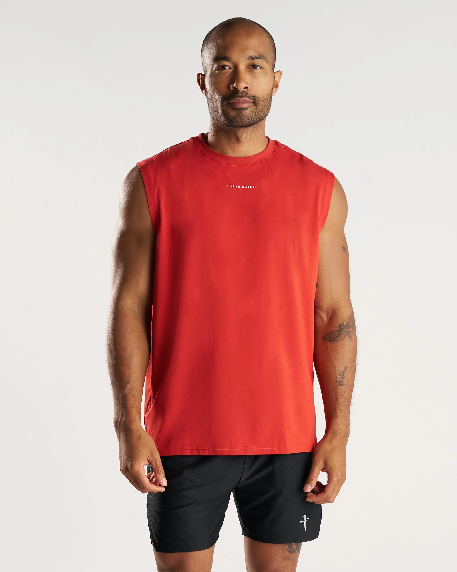 Core Oversized Muscle Tank - Red Rock