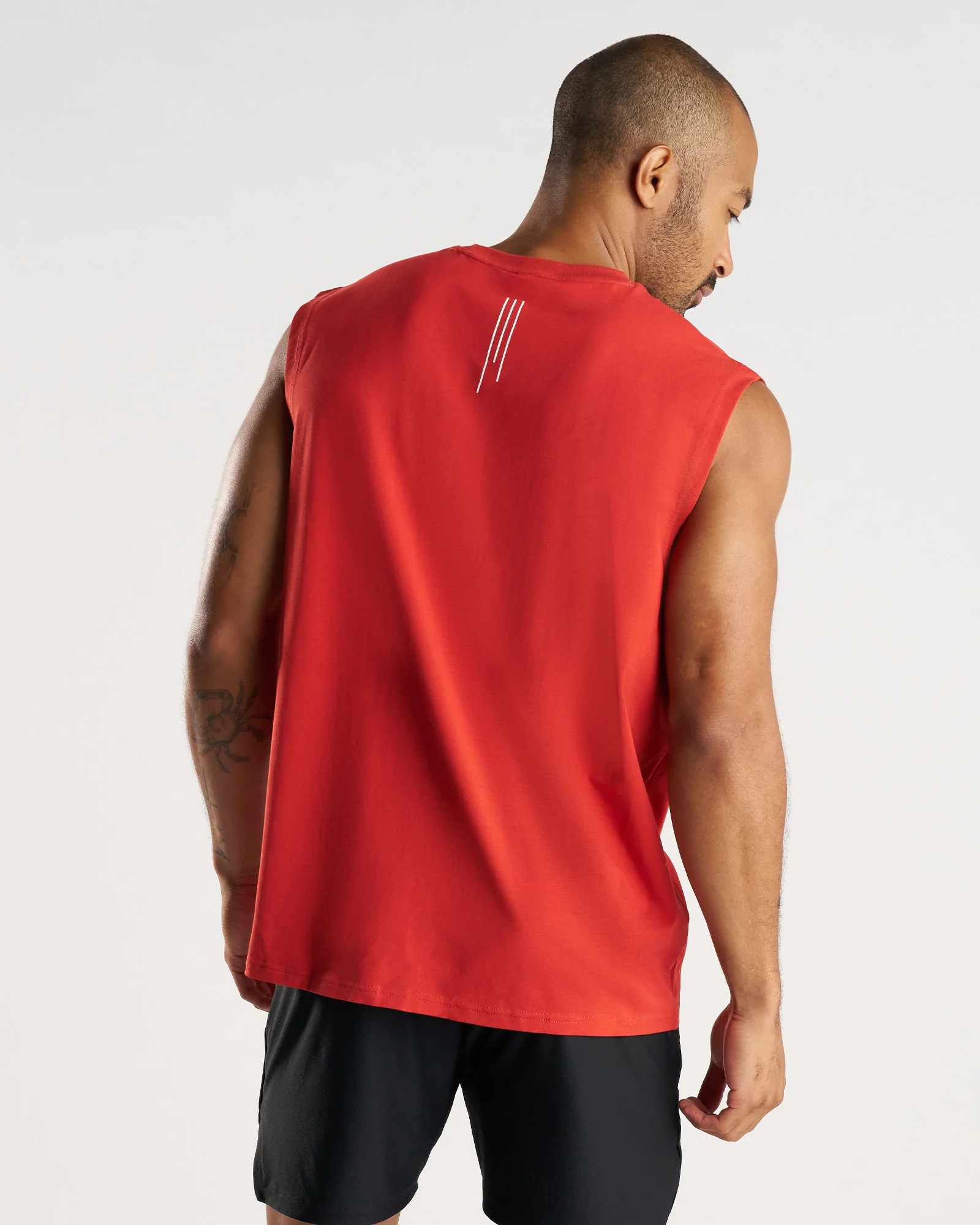 Core Oversized Muscle Tank - Red Rock - Image 2