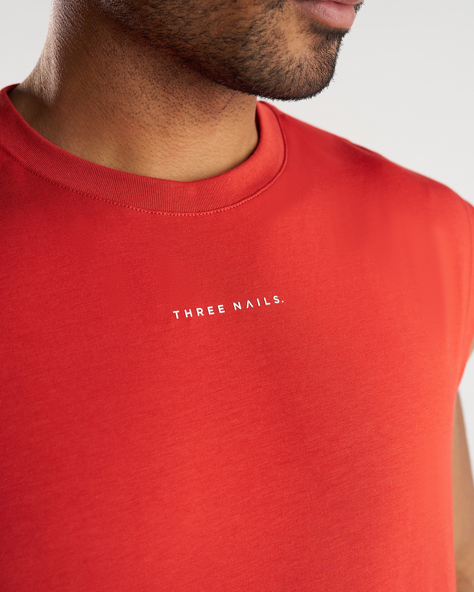 Core Oversized Muscle Tank - Red Rock - Image 4
