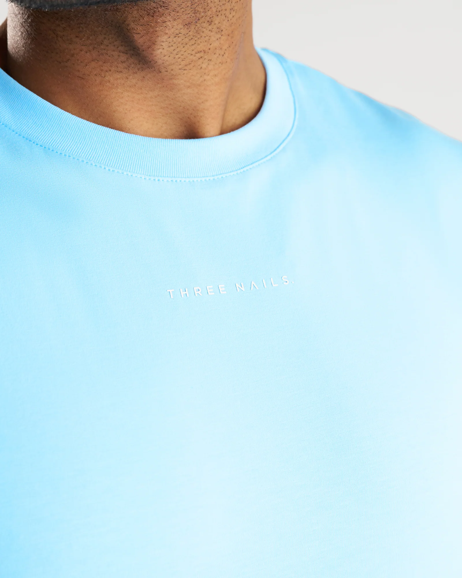 Core Oversized Muscle Tank - Sky Blue - Image 3