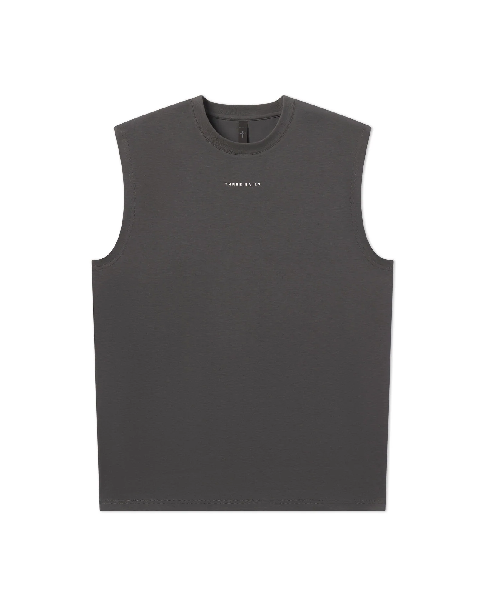 Core Oversized Muscle Tank - Space Grey - Image 6