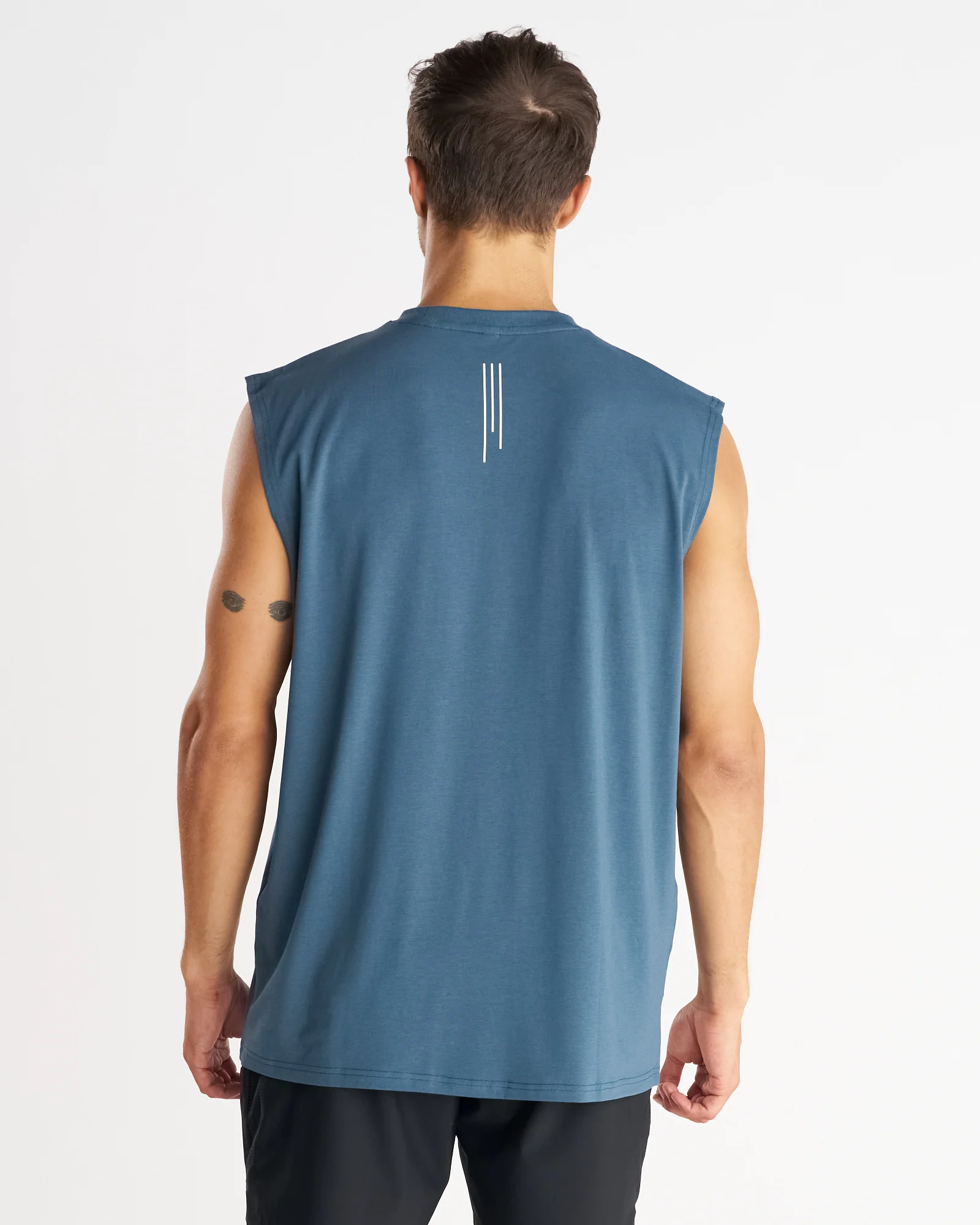 Core Oversized Muscle Tank - Midnight Navy - Image 2