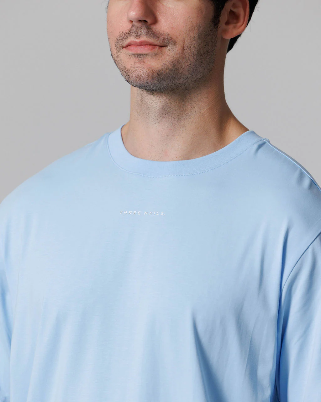 Core Oversized Tee - Sky Blue - Image 3