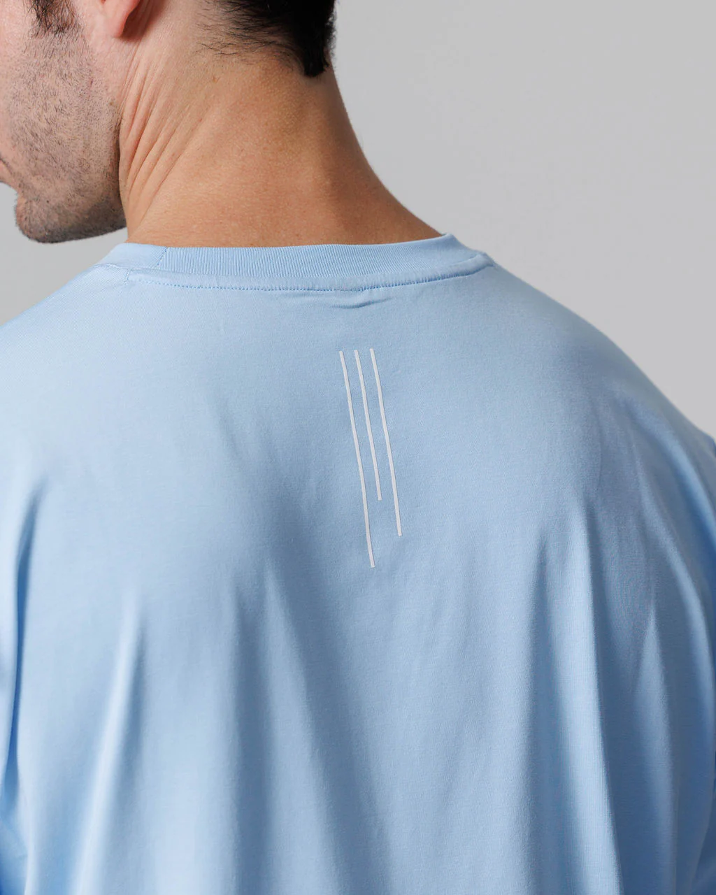Core Oversized Tee - Sky Blue - Image 4