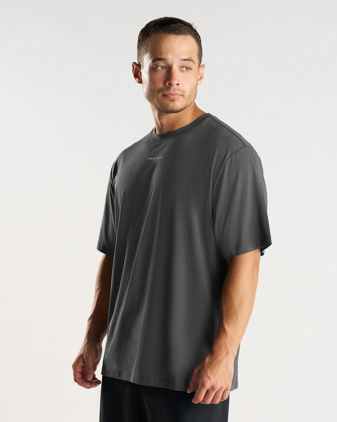 Core Oversized Tee - Space Grey - Image 3