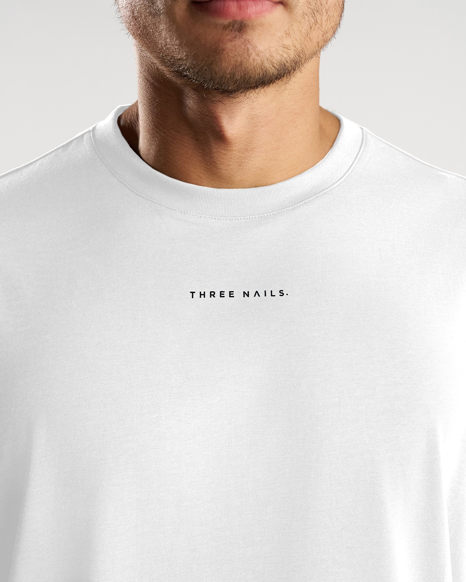Core Oversized Tee - White - Image 4