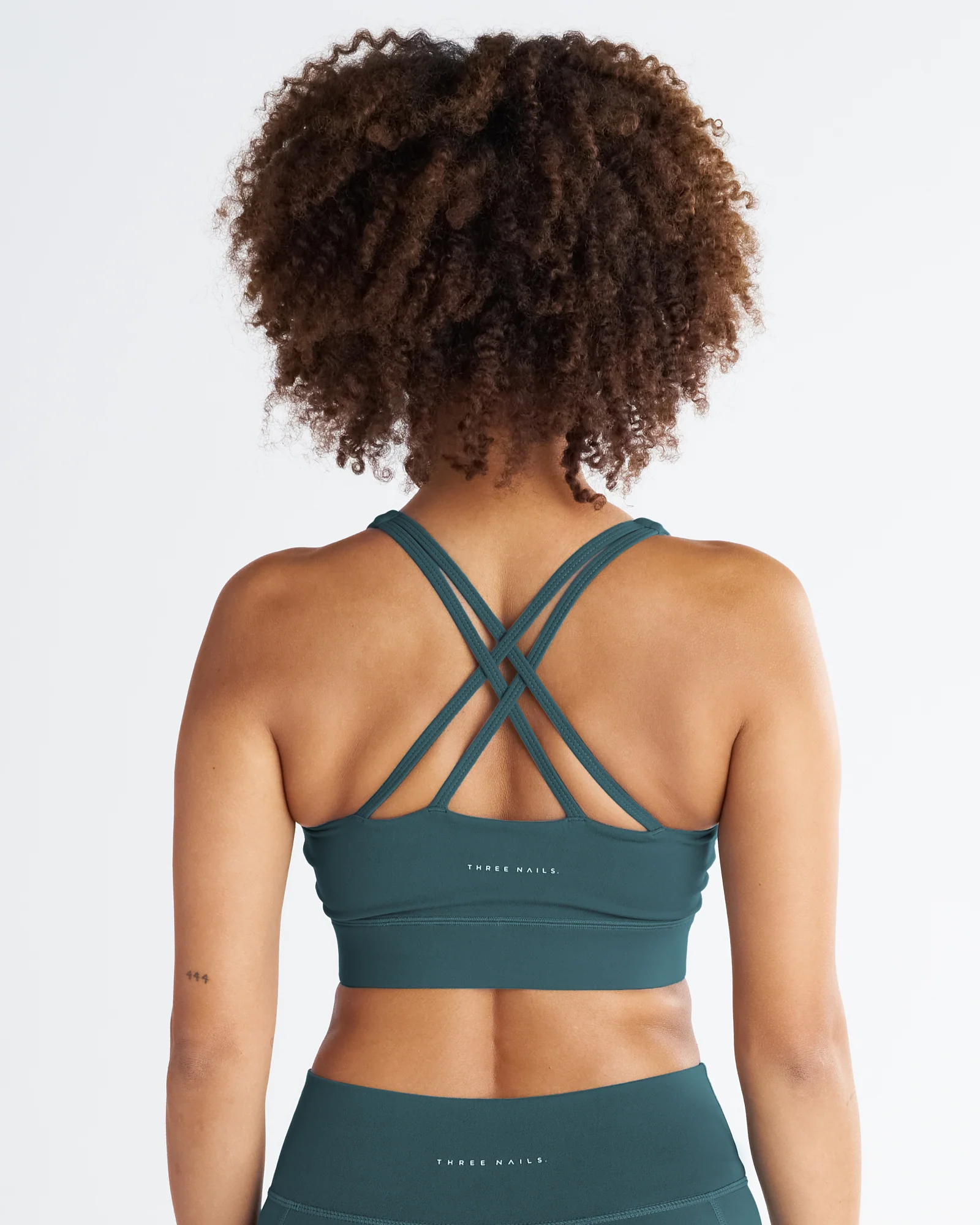 Crossback Sports Bra - Teal - Image 2