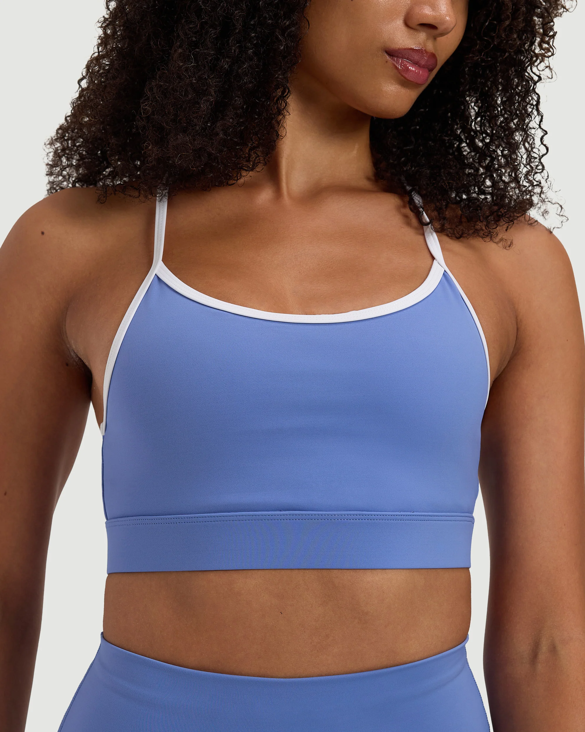 Endura-Train™ Contrast Sports Bra - Serene Blue - Image 3