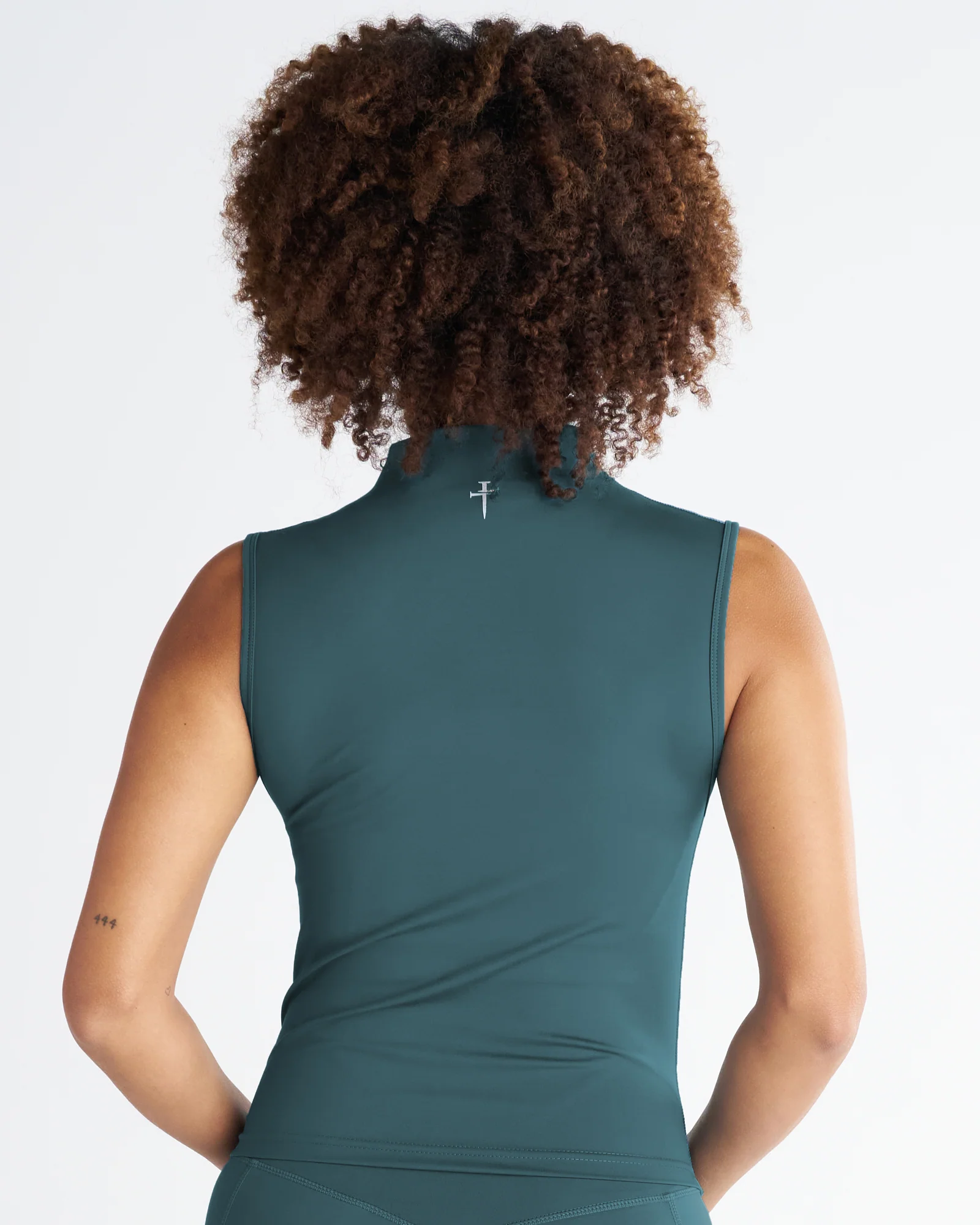 Endura-Train™ Quarter Zip Tank - Teal - Image 2