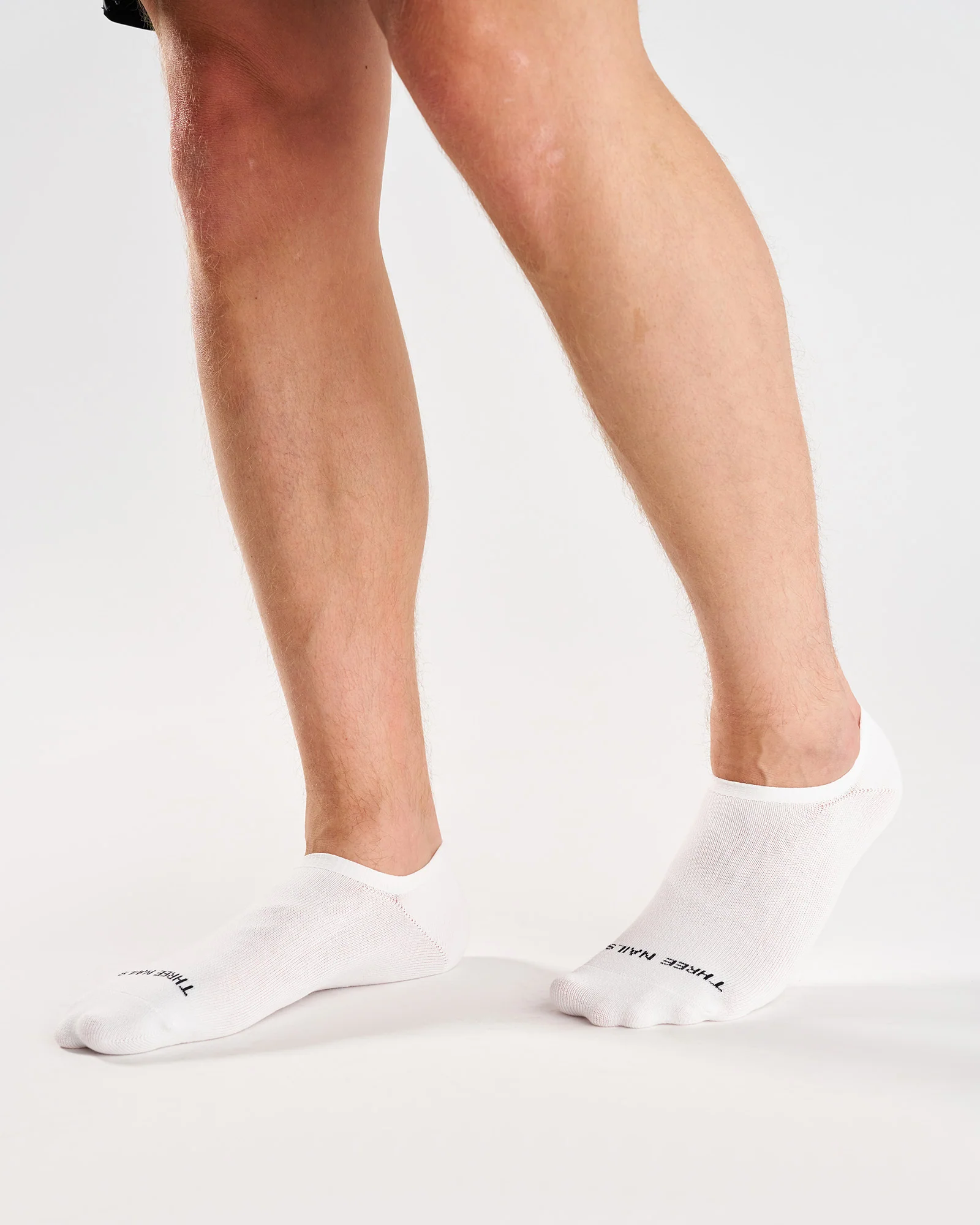 Essential No-Show Socks (3 Pack) - White - Image 4
