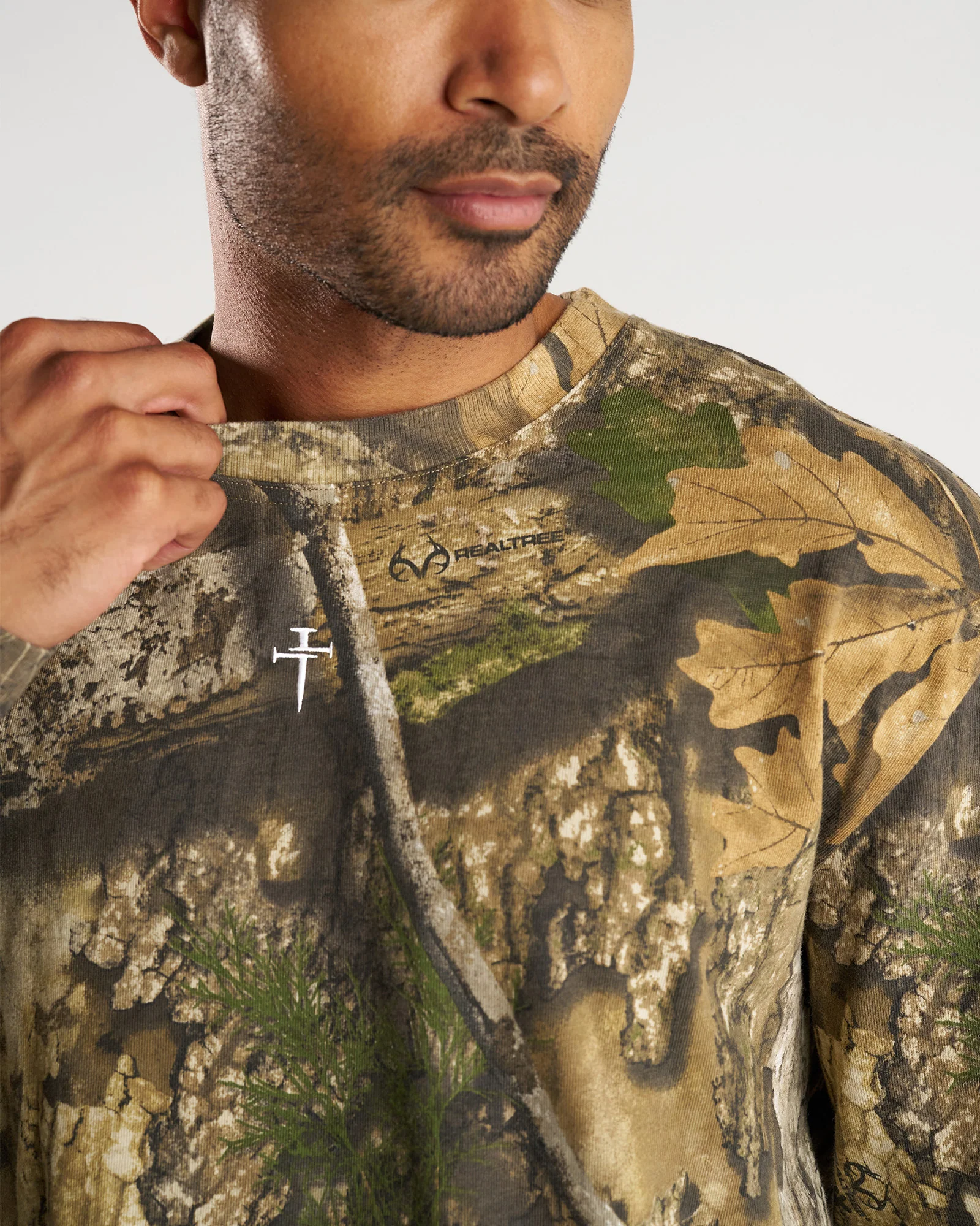 Heavyweight Cotton Oversized Long Sleeve “FHG” - Realtree Camo - Image 4