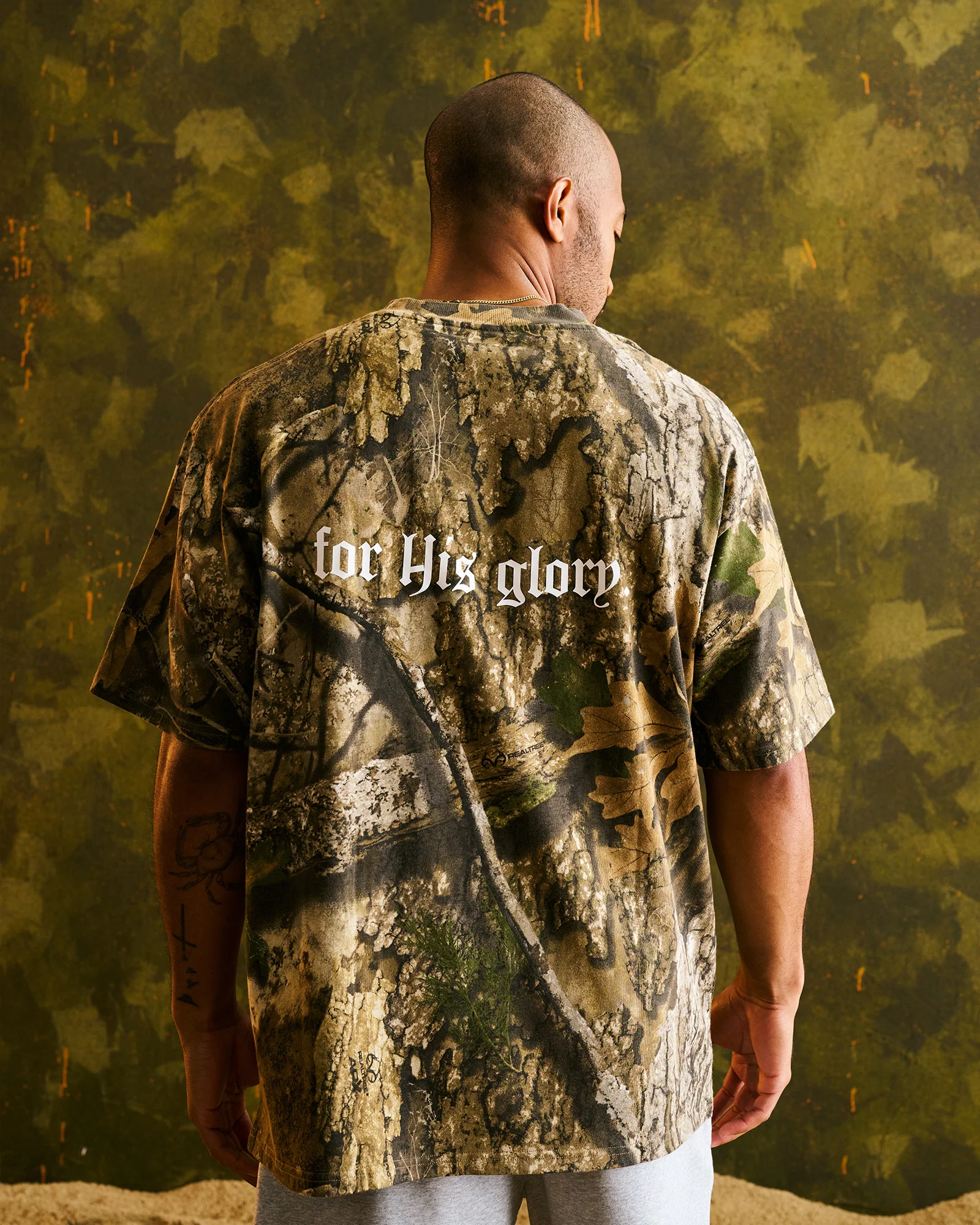 Heavyweight Cotton Oversized Tee “FHG” - Realtree Camo - Image 4