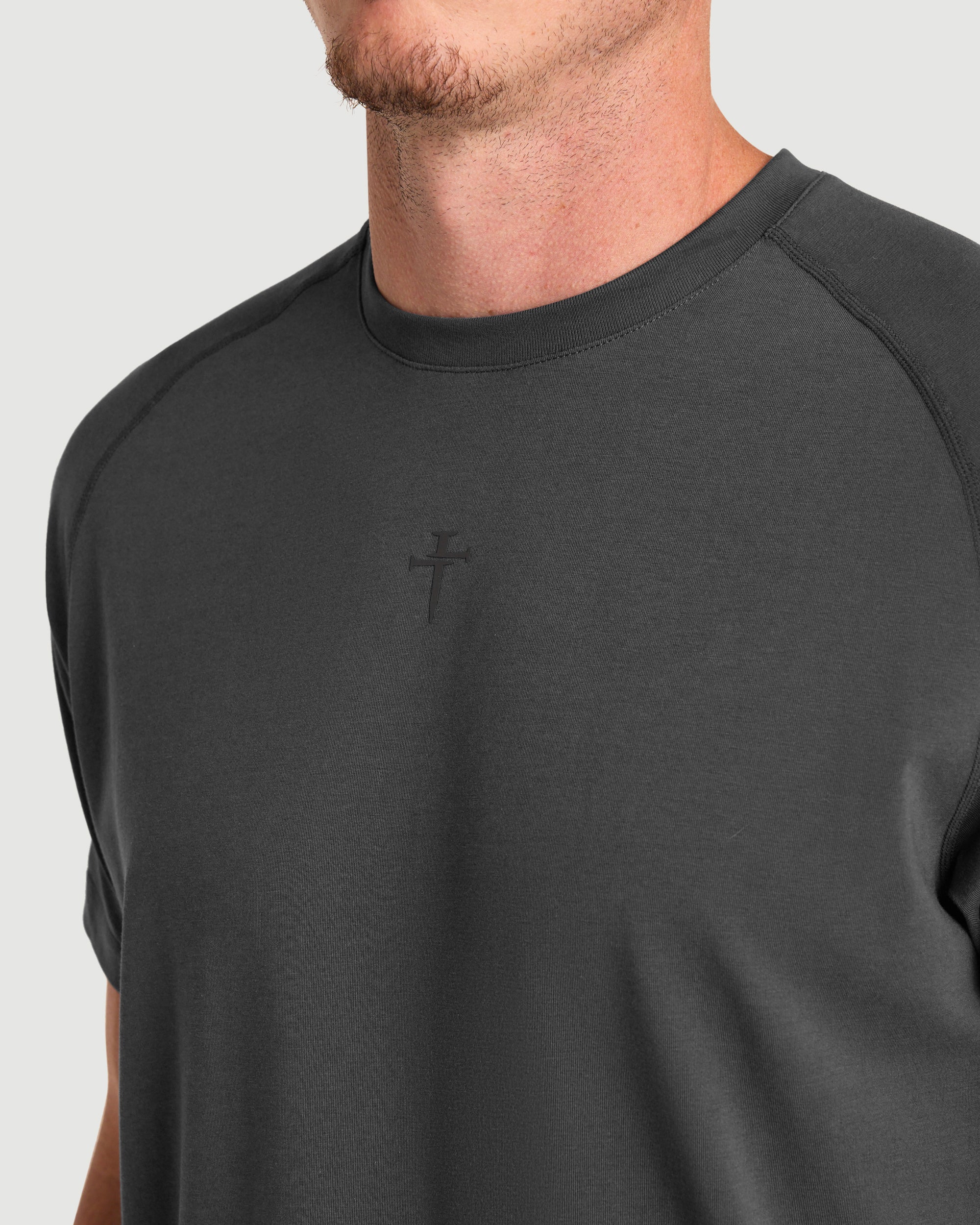 Core Hybrid Tee - Space Grey - Image 3