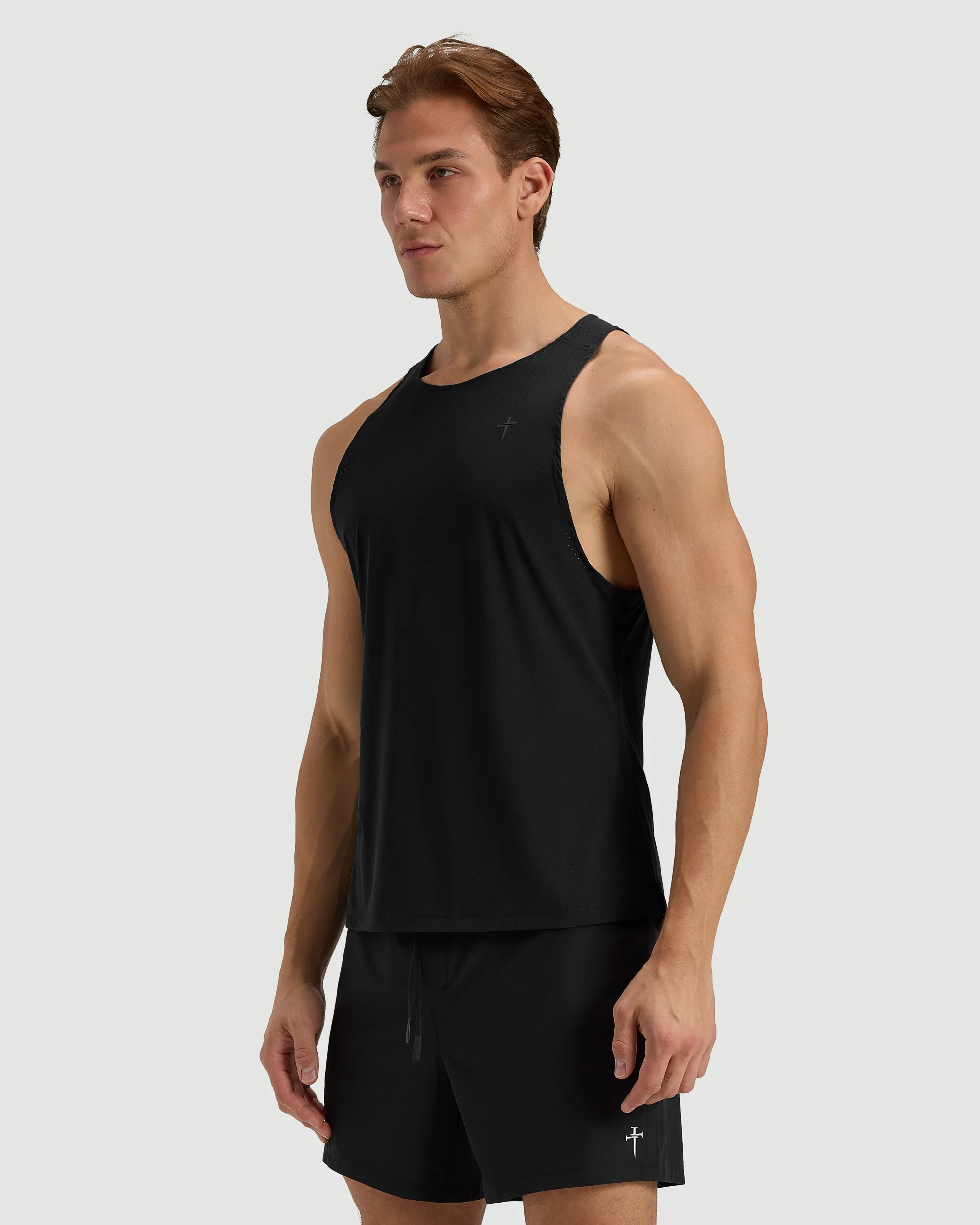 Laser Perforated Tank - Black