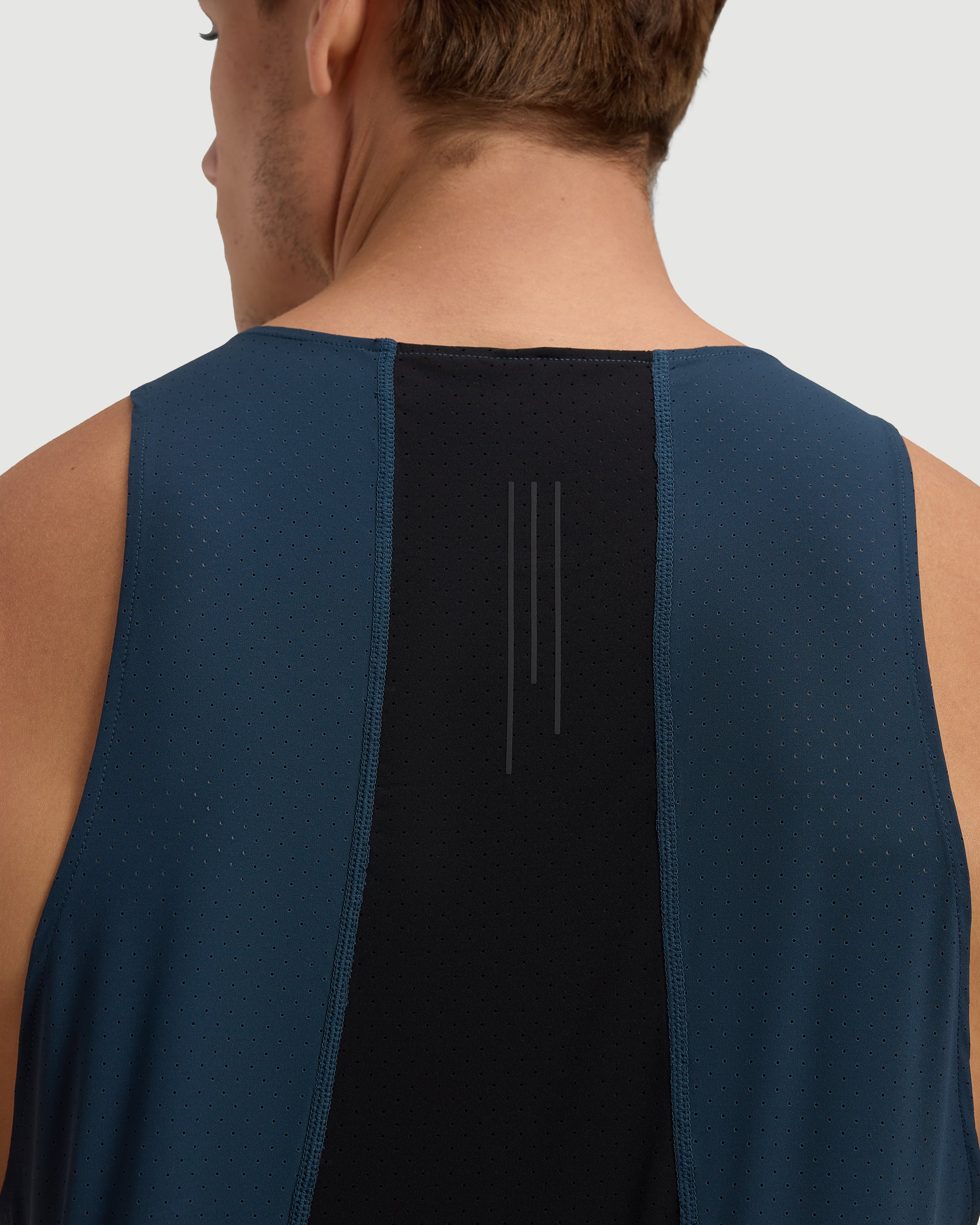 Laser Perforated Tank - Midnight Navy - Image 4
