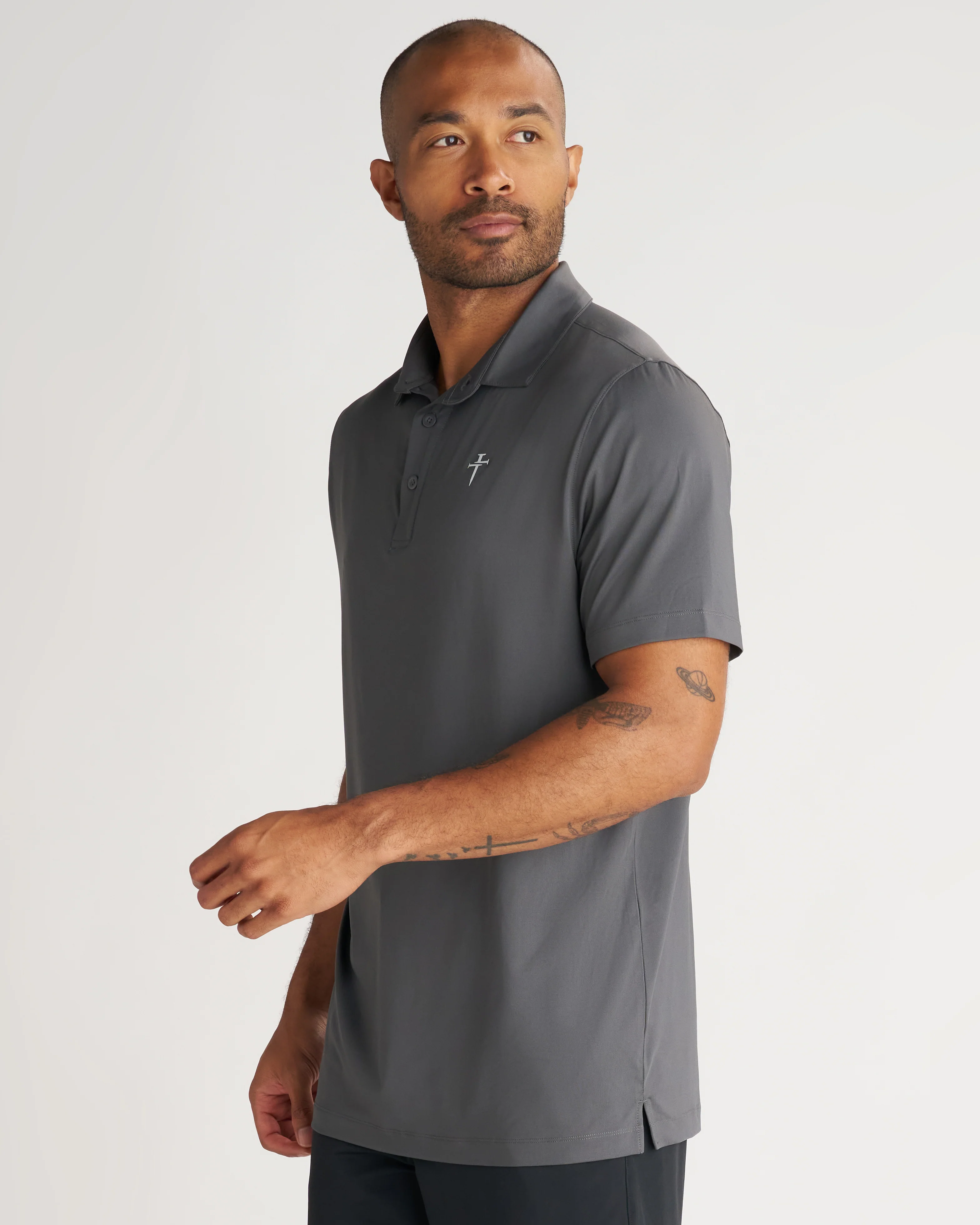 Links Golf Polo - Space Grey - Image 5