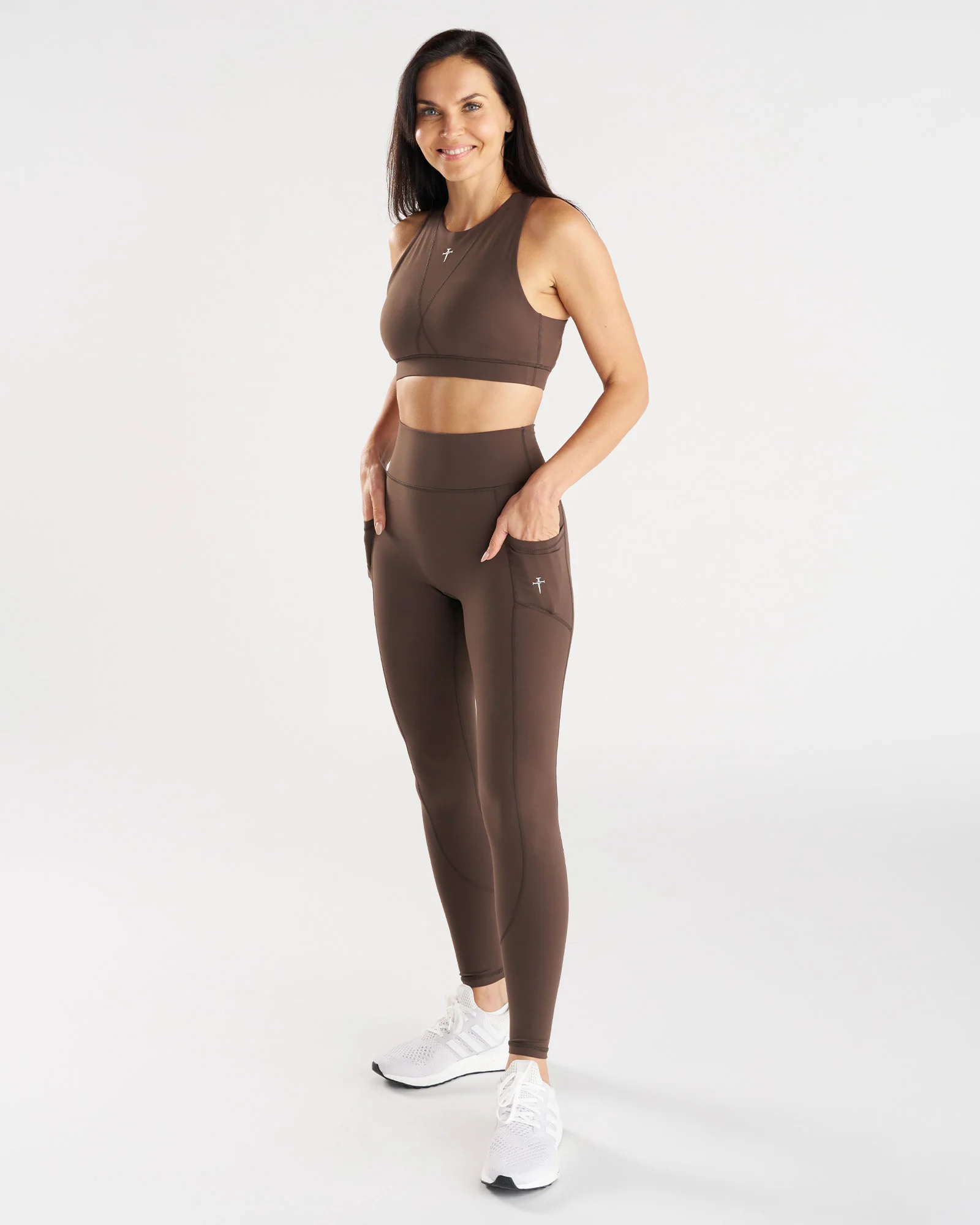 Nova Pocket Legging 27" - Chocolate - Image 5