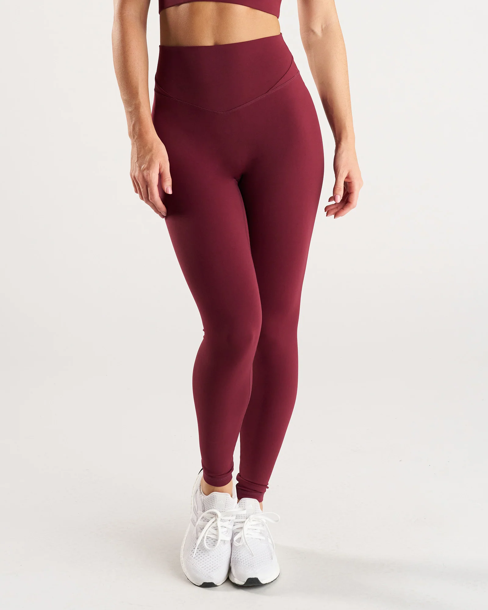 Nova Zip Legging - Merlot