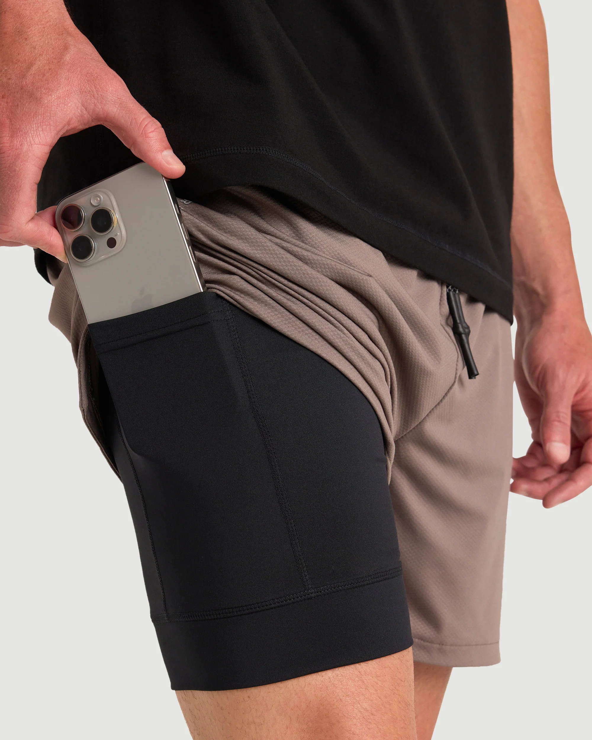 Pro-Tech 2.0 Liner Short - Deep Taupe - Image 4