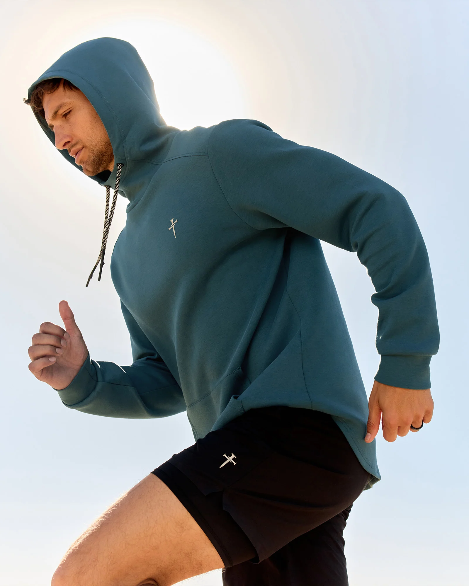 Pro-Tech Hoodie - Teal - Image 6