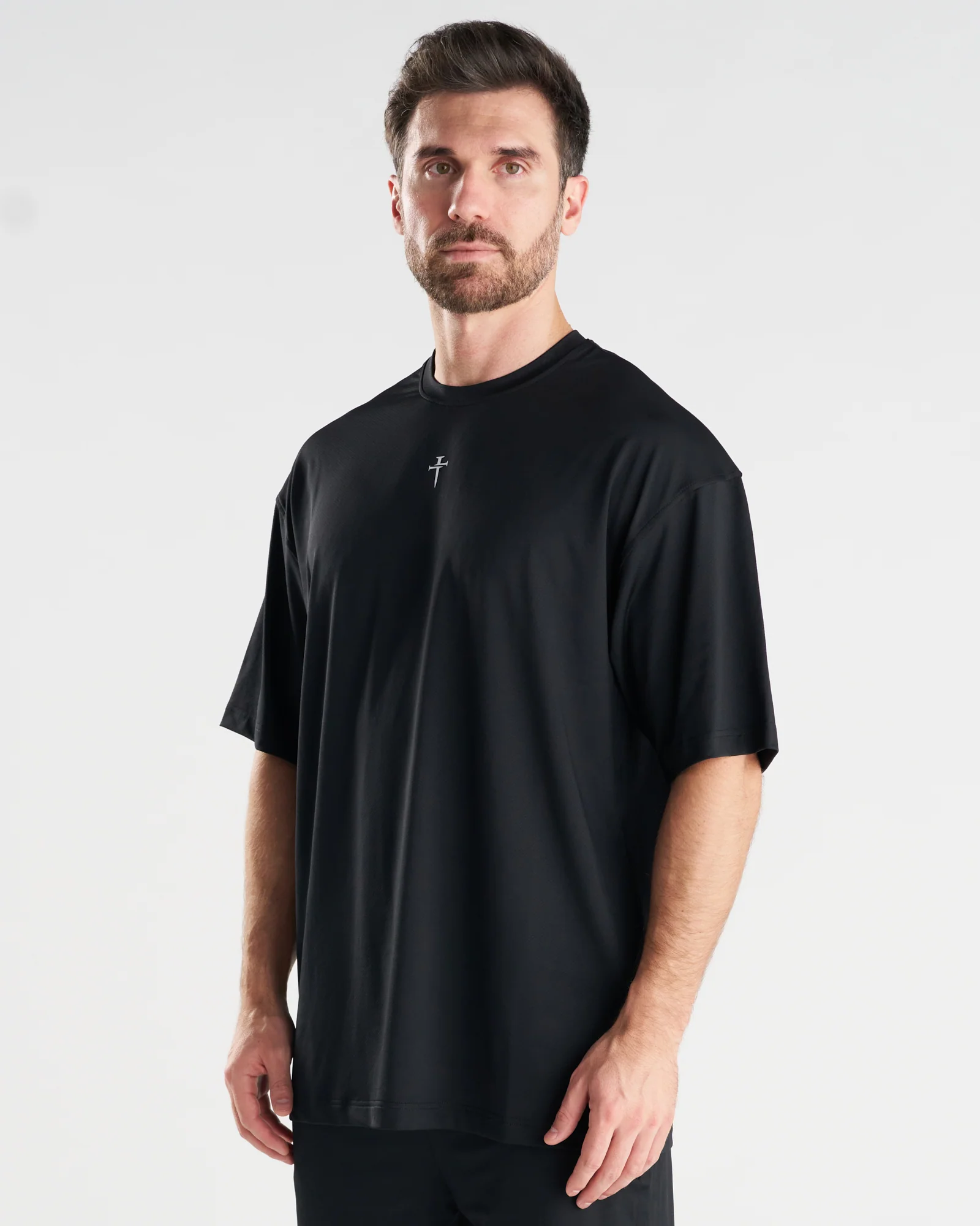 Pro-Tech Oversized Tee - Black - Image 5