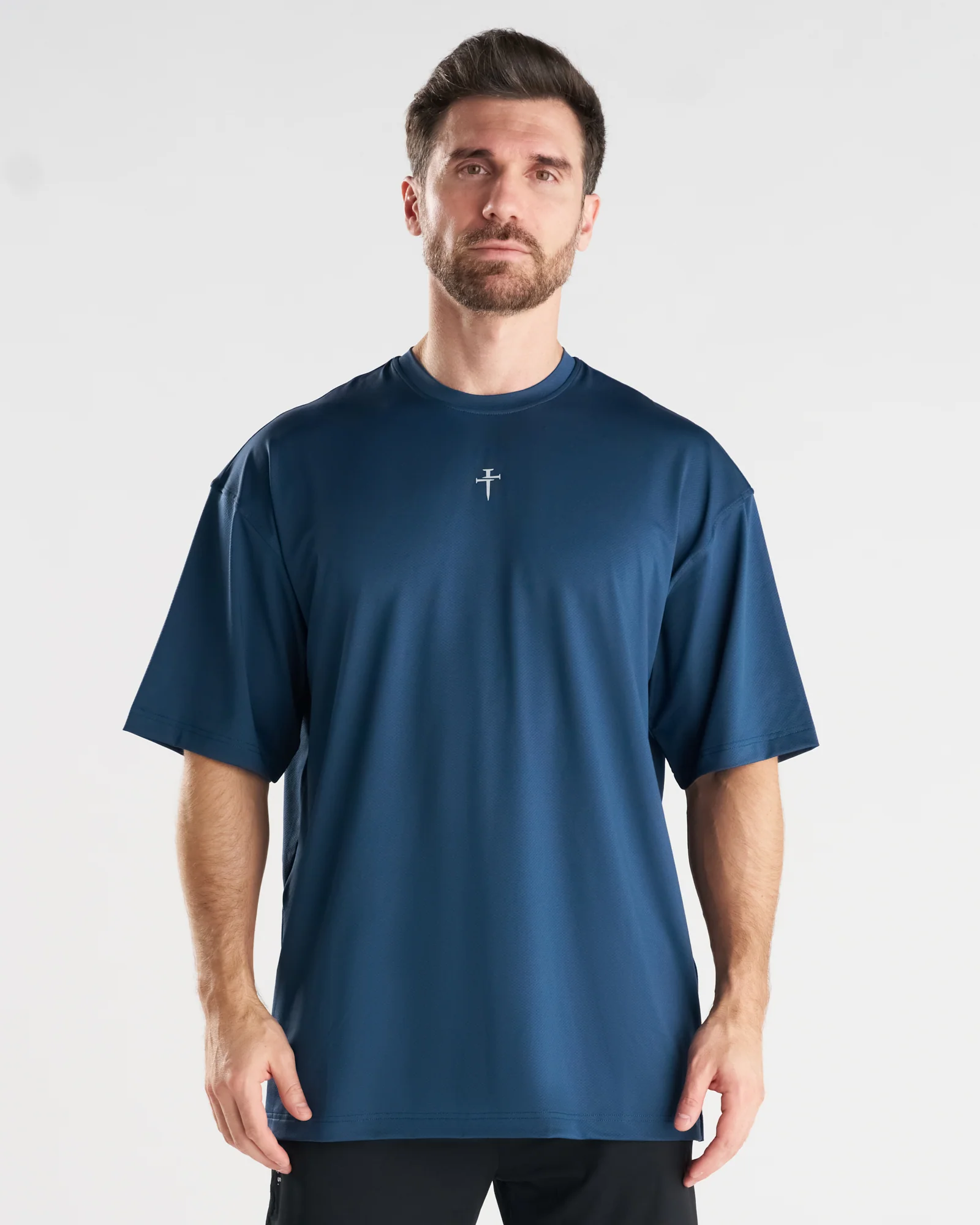 Pro-Tech Oversized Tee - Midnight Navy