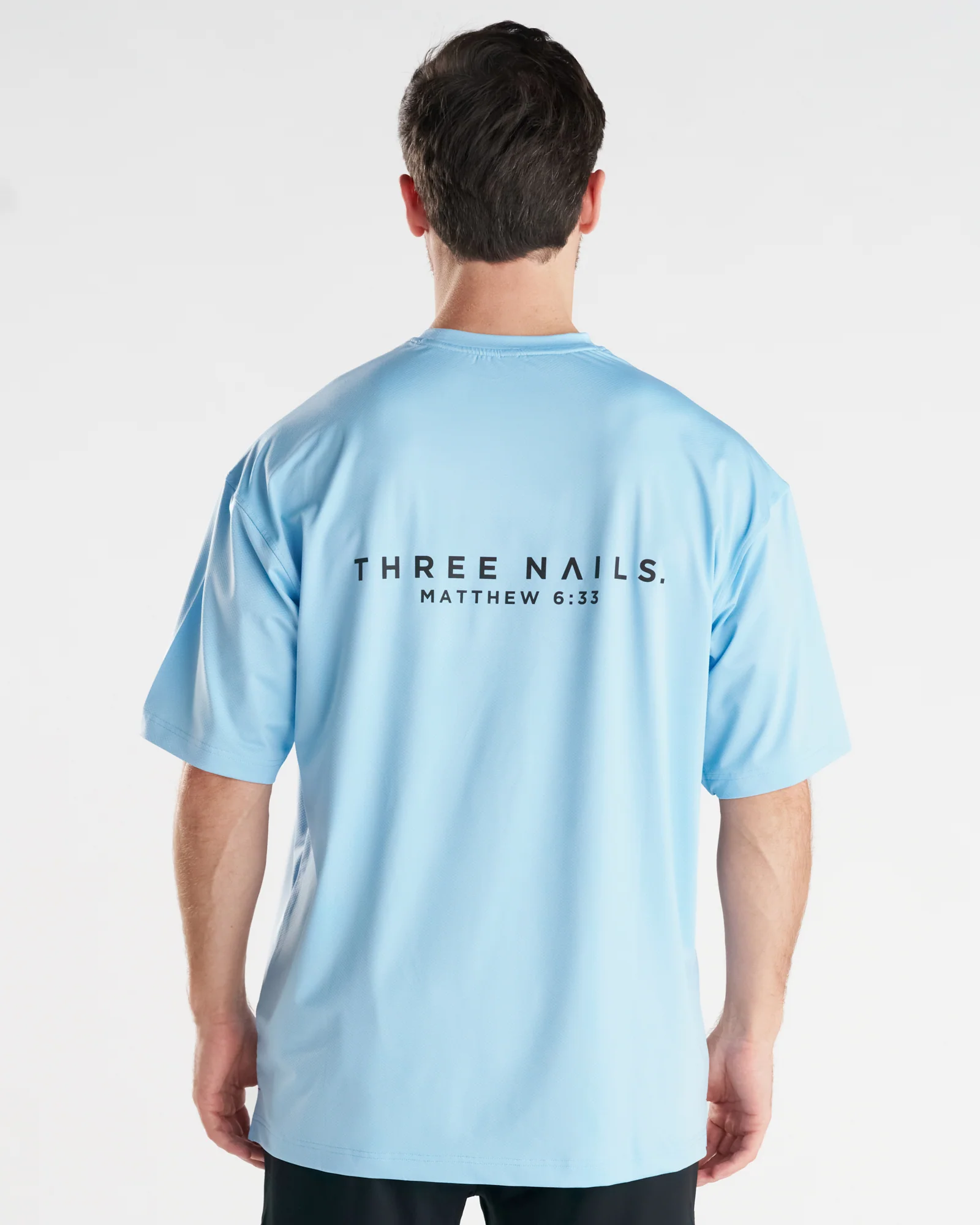 Pro-Tech Oversized Tee - Sky Blue - Image 2