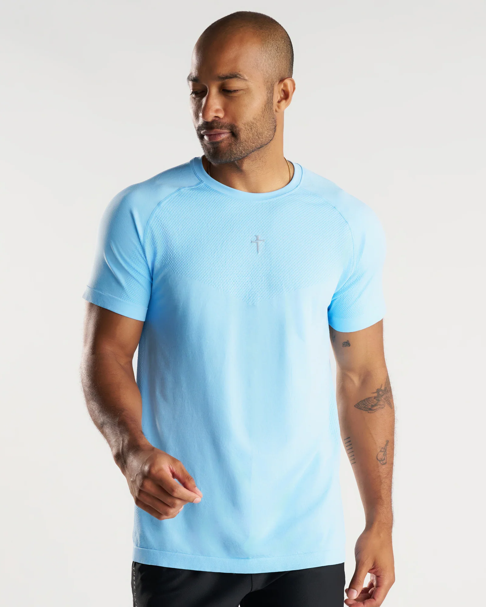 Seamless 2.0 Tee - Sky Blue - Image 3