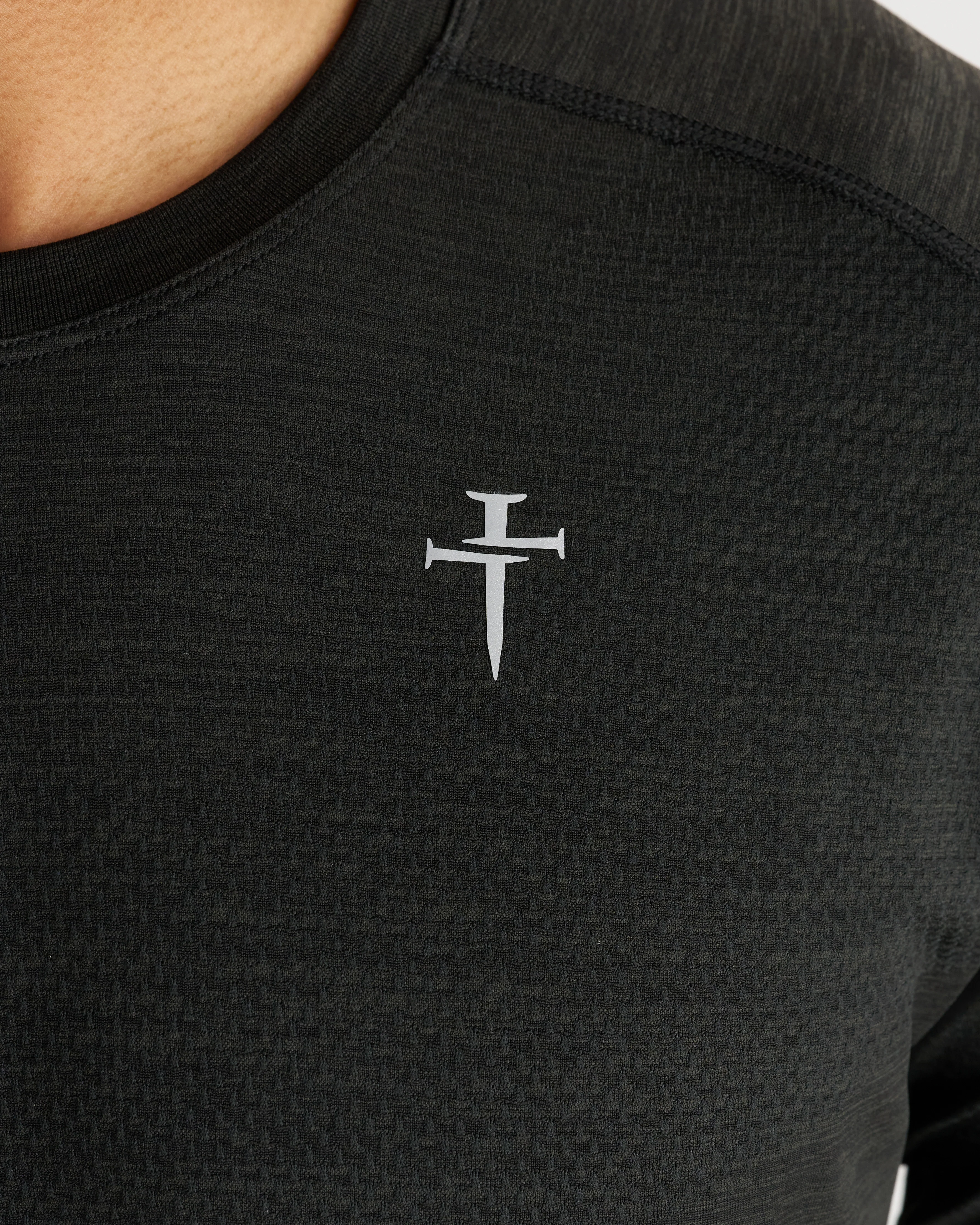 Seamless Long Sleeve - Black Marl - Image 3