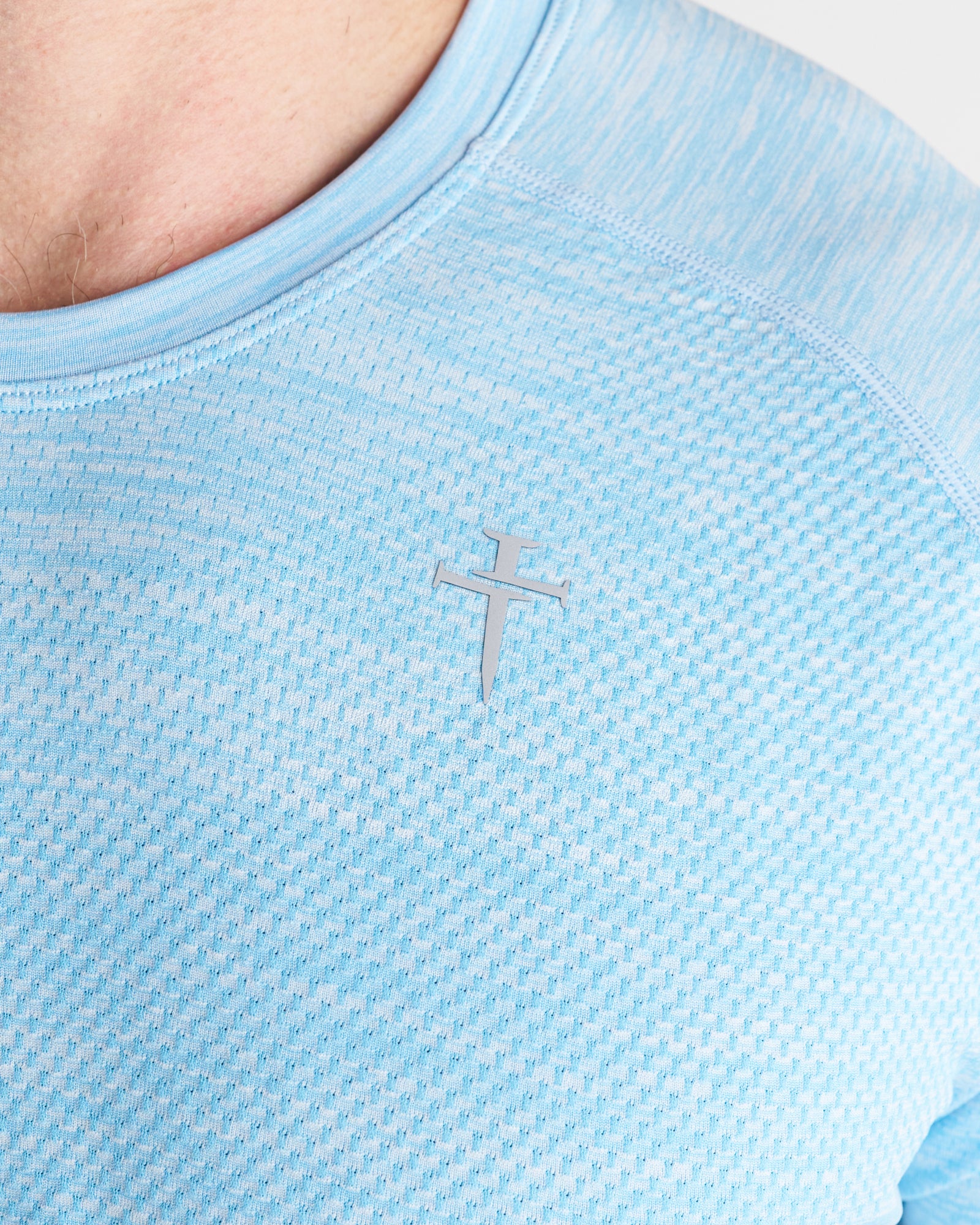 Seamless Tee - Sky Blue - Image 4