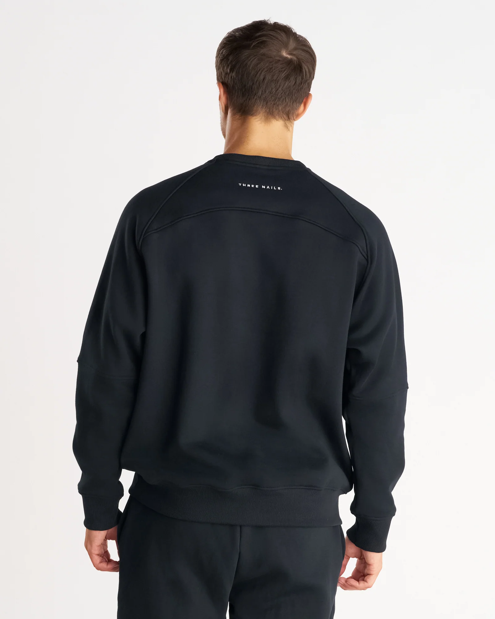 Signature Fleece Crewneck - Black - Image 5