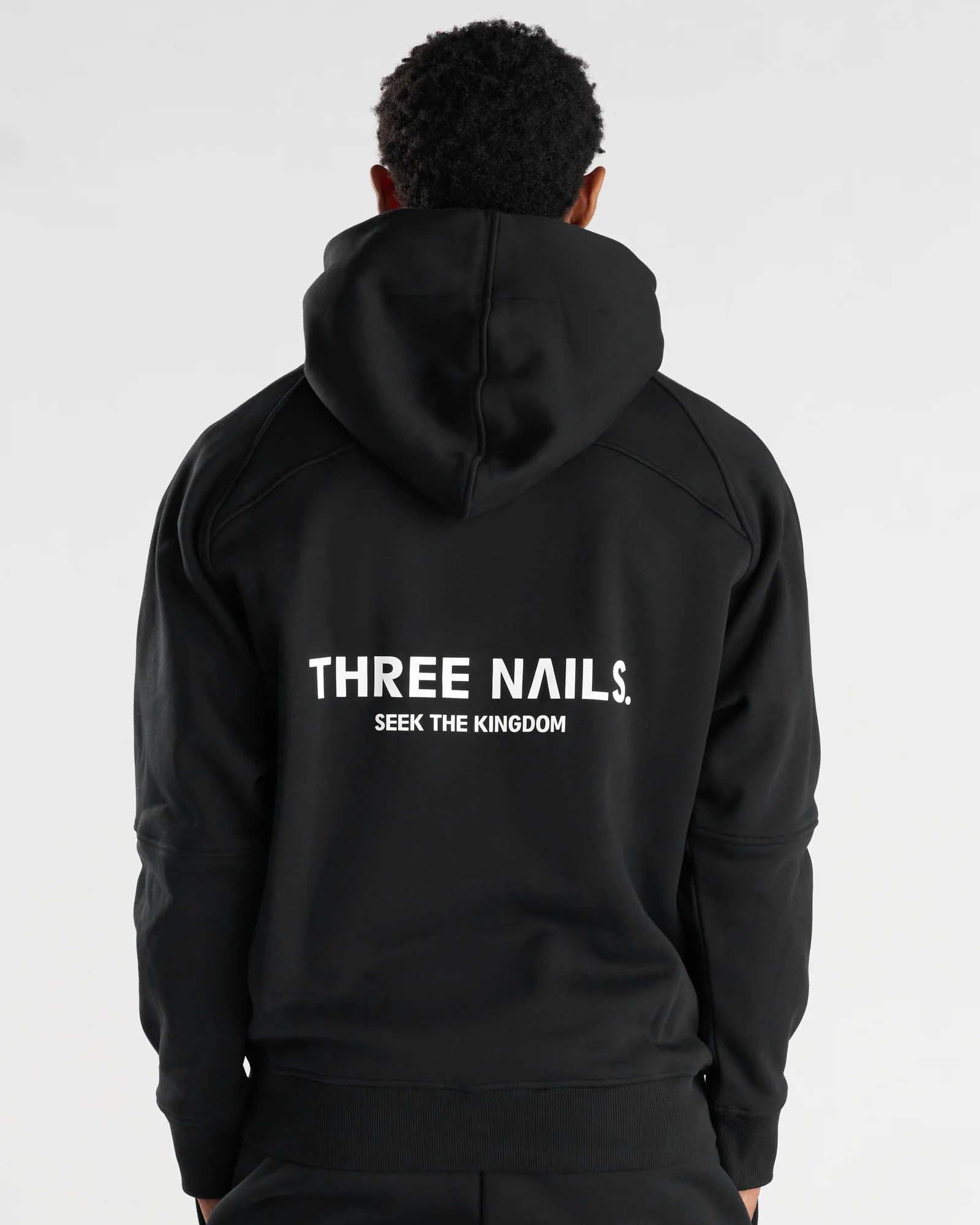 Signature Fleece Hoodie "STK" - Black