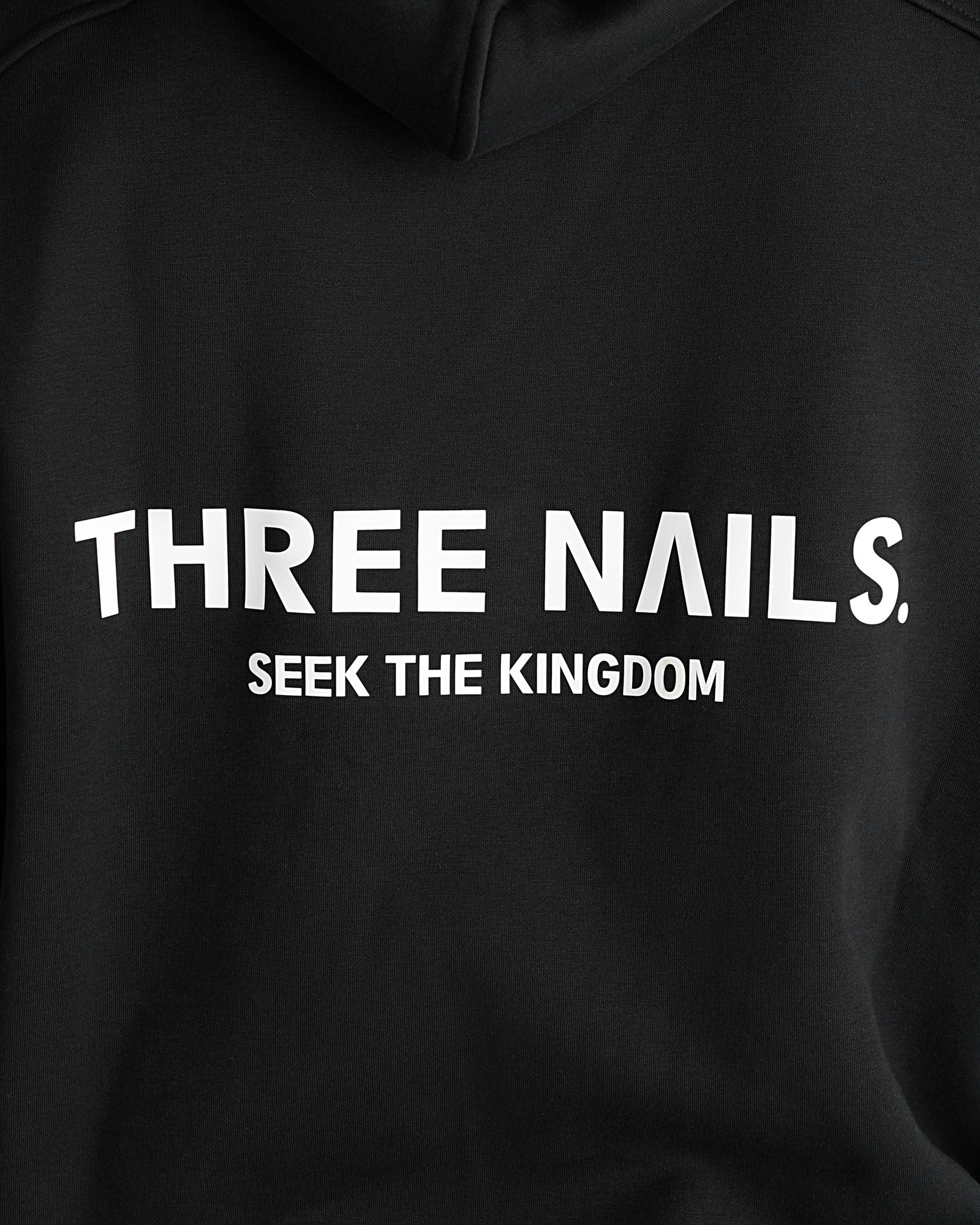 Signature Fleece Hoodie "STK" - Black - Image 3