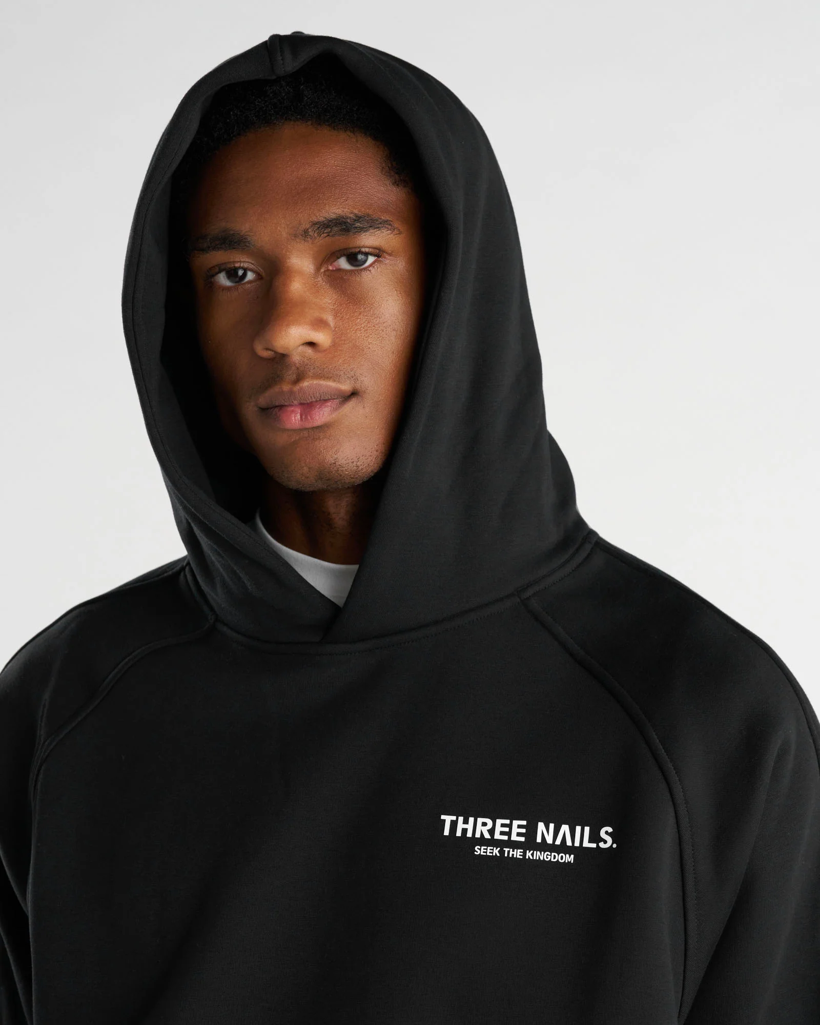 Signature Fleece Hoodie "STK" - Black - Image 4