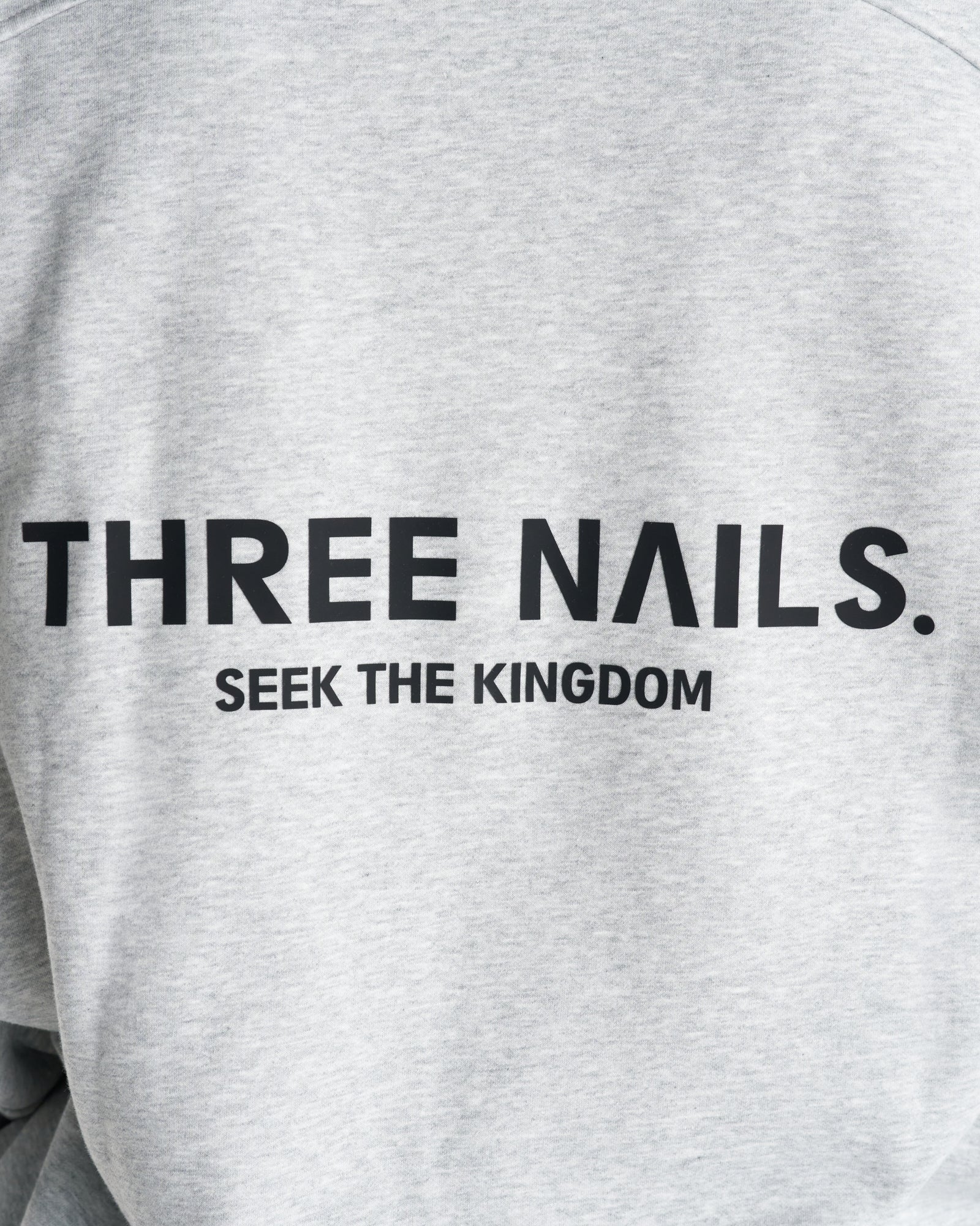 Signature Fleece Hoodie "STK" - Heather Grey - Image 6